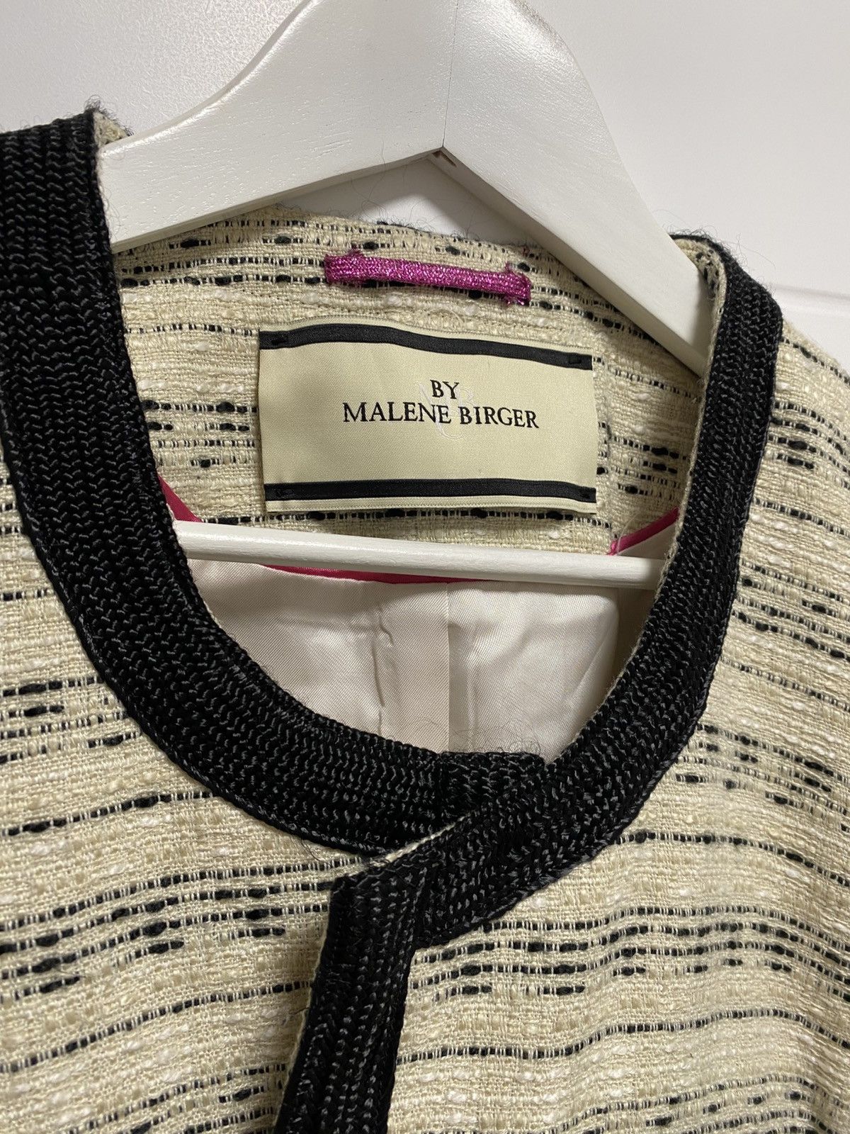 By Malene Birger × Designer Blazer By Malene Birger size 36 knitted abstract avantgarde Size XS / US 0-2 / IT 36-38 - 7 Thumbnail