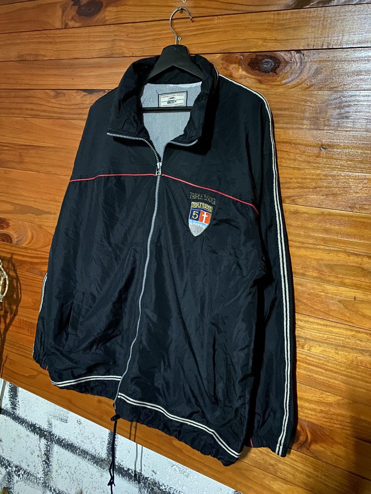Triple 5 Soul Vintage Triple Five Soul Windbreaker Jacket –1990s/2000s NYC Size US L / EU 52-54 / 3 - 4 Thumbnail