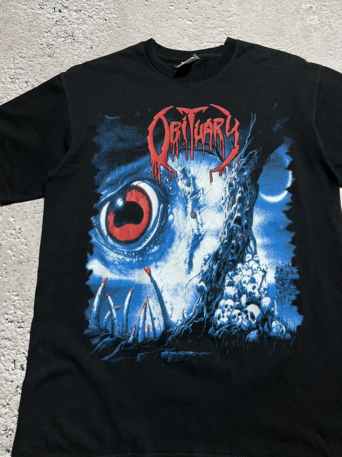Band Tees × Vintage Vintage Obituary death metal T-shirt tee Size US S / EU 44-46 / 1 - 3 Thumbnail