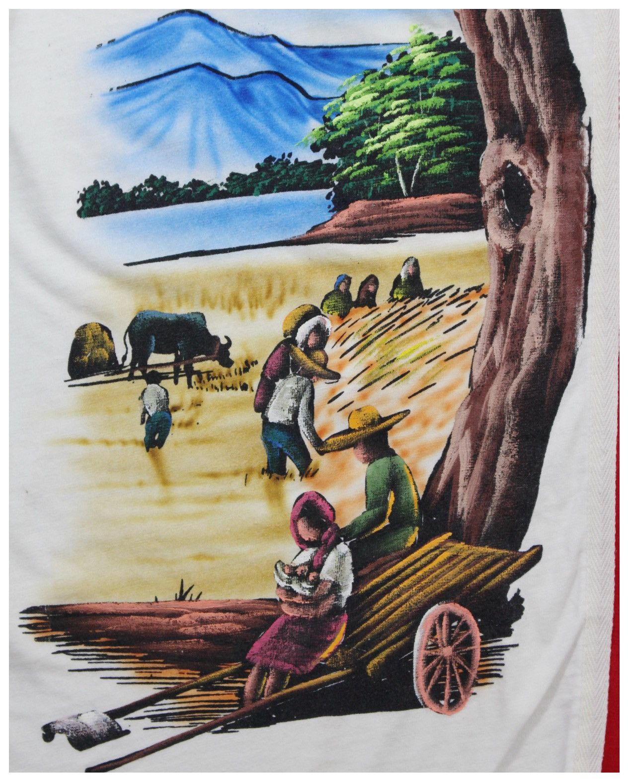 Vintage 1990S DIBUHO PHILIPPINE HAND-PAINTED SOUVENIR CREWNECK Size US L / EU 52-54 / 3 - 6 Thumbnail