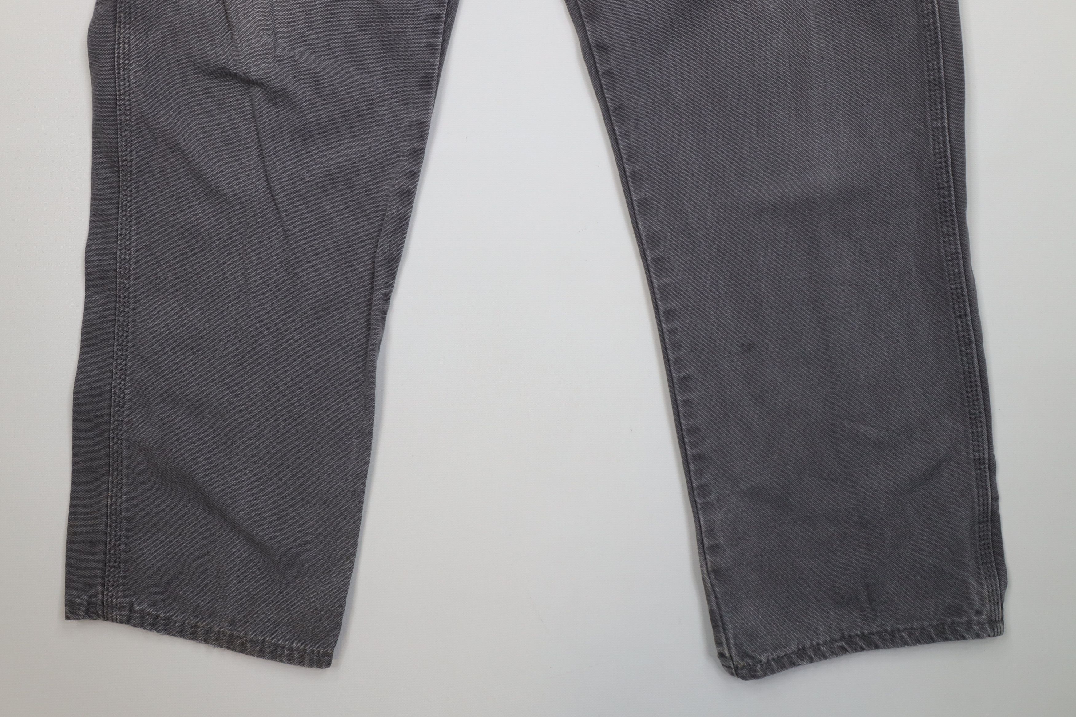 Dickies Vintage Dickies Canvas Wide Leg Dungaree Pants Gray Size US 36 / EU 52 - 4 Thumbnail