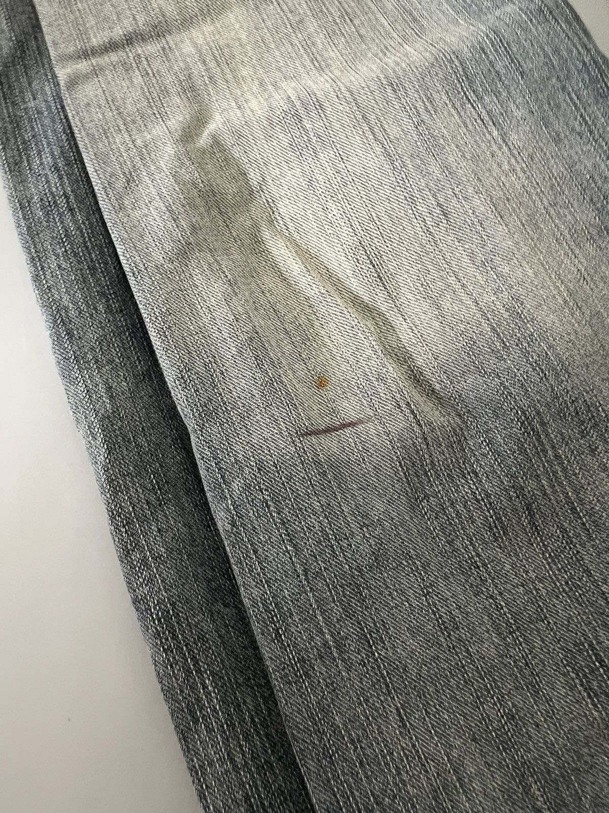 Balenciaga Balenciaga Stained Flared Jeans Size US 27 - 6 Thumbnail