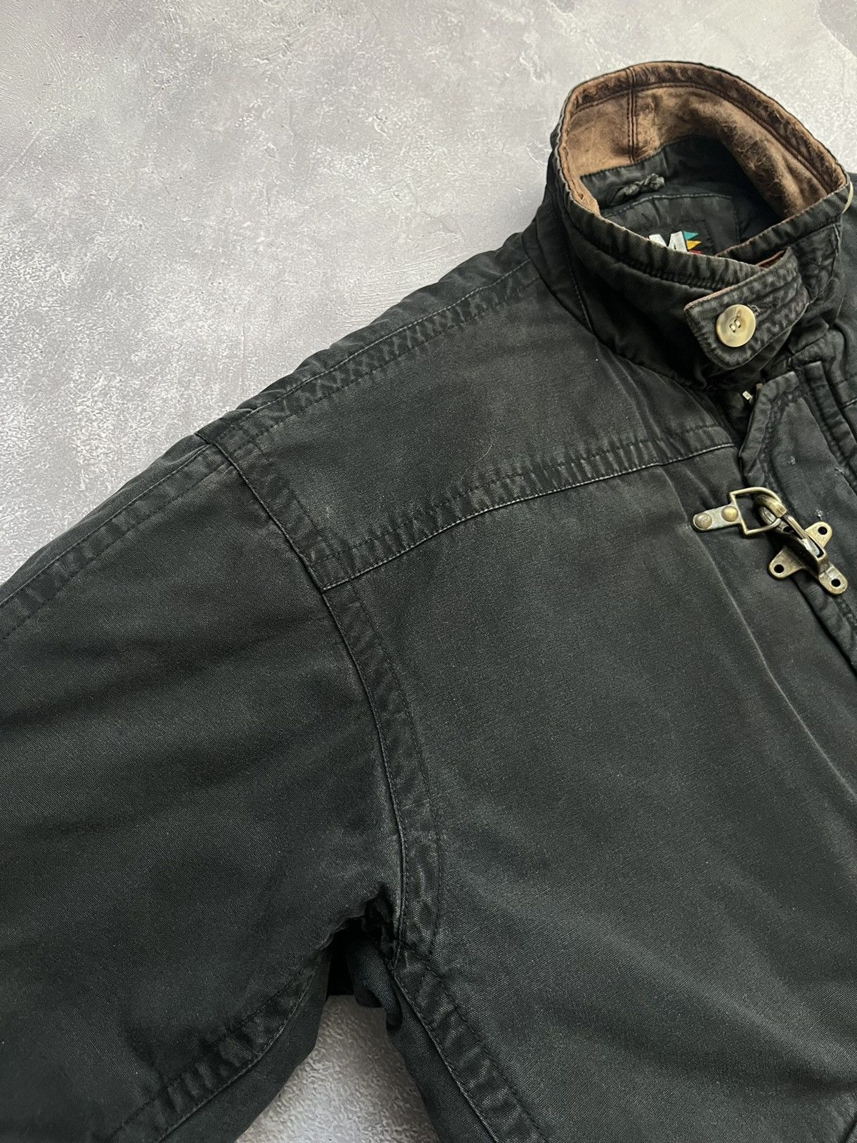 Mirage Vintage Mirage SAINTS Denim Long Jacket Distressed Size M Size US M / EU 48-50 / 2 - 14 Thumbnail