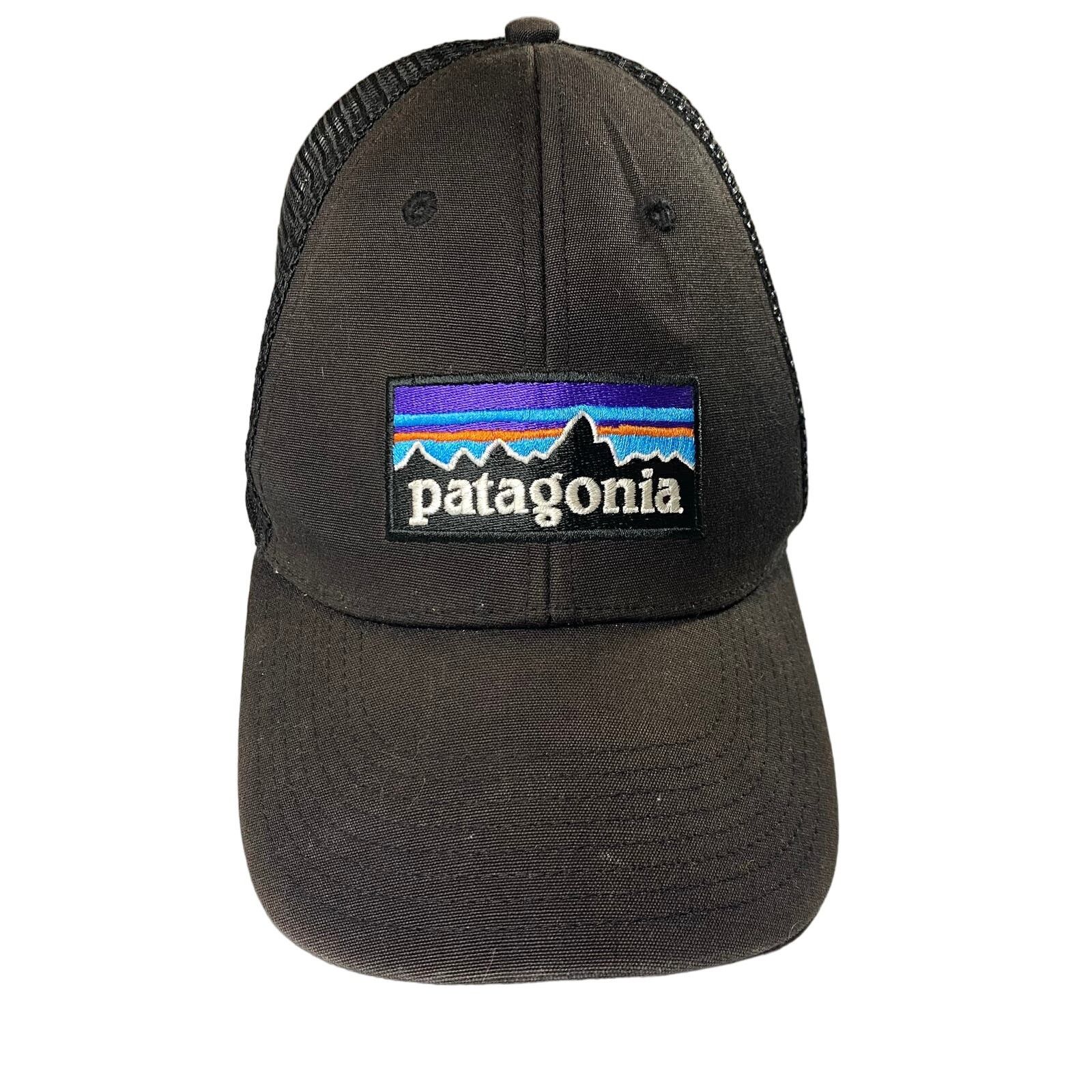 Patagonia Patagonia p-6 Snapback Trucker Hat Black Gorpcore Size ONE SIZE - 1 Thumbnail
