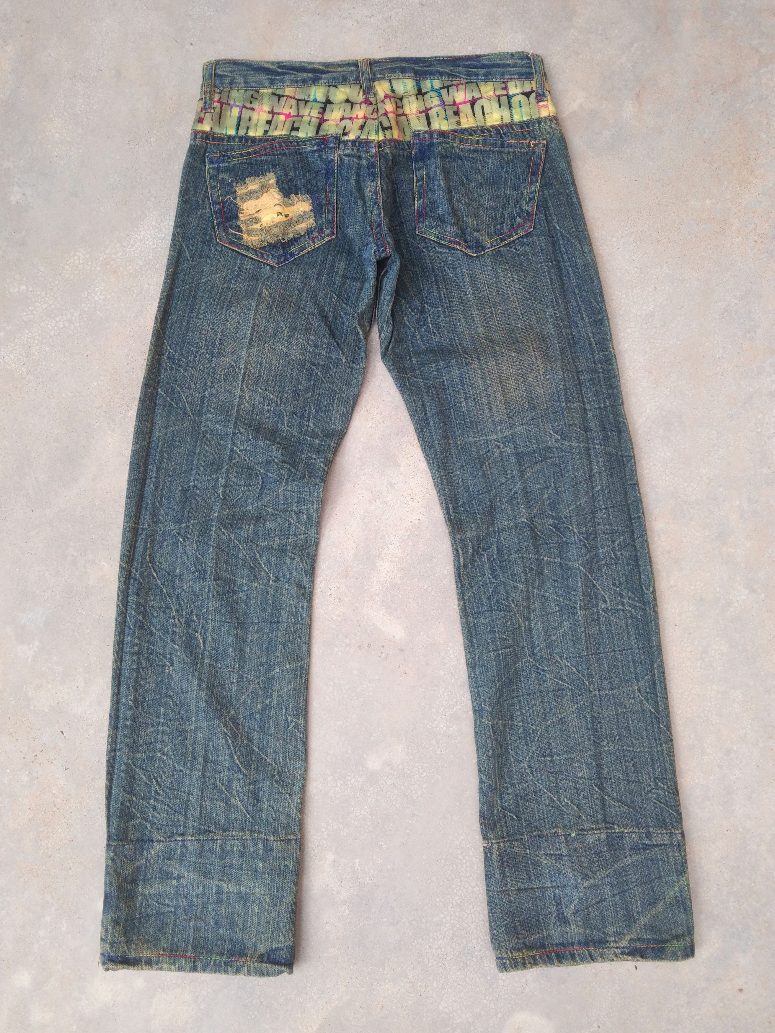 Crazy Vintage Baggy Y2K Faded Camo Cargo Pants 30x30