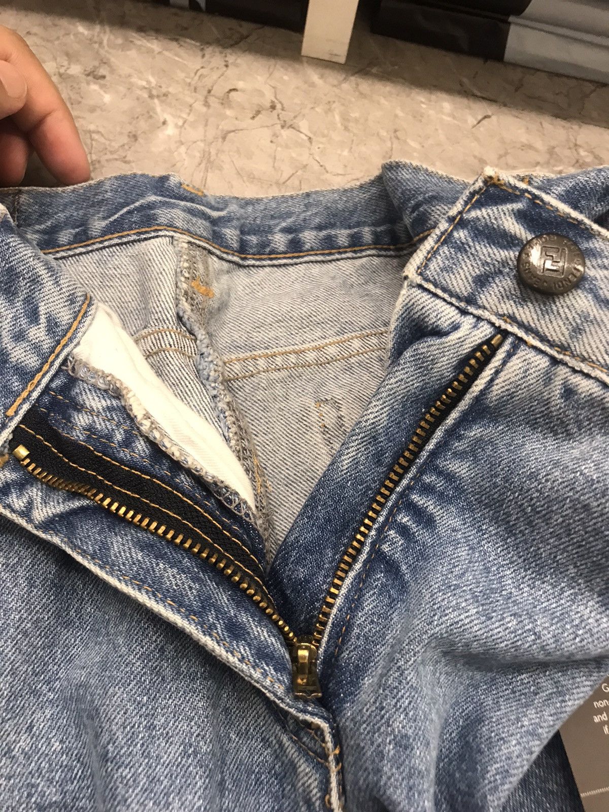 Fendi × Vintage Fendi Denim Jeans Size 30" / US 8 / IT 44 - 15 Thumbnail