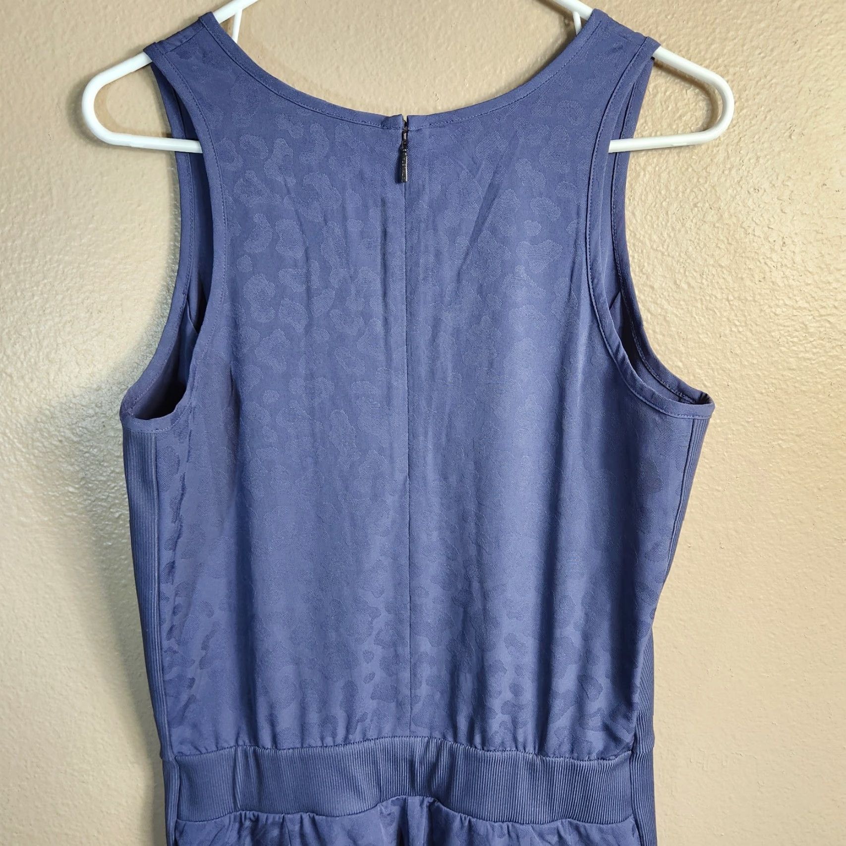 Athleta Athleta Jumpsuit |8| Brooklyn Textured Sleeveless One-Piece in Medieval Violet (Violet) Womens Size 30" / US 8 / IT 44 - 7 Thumbnail