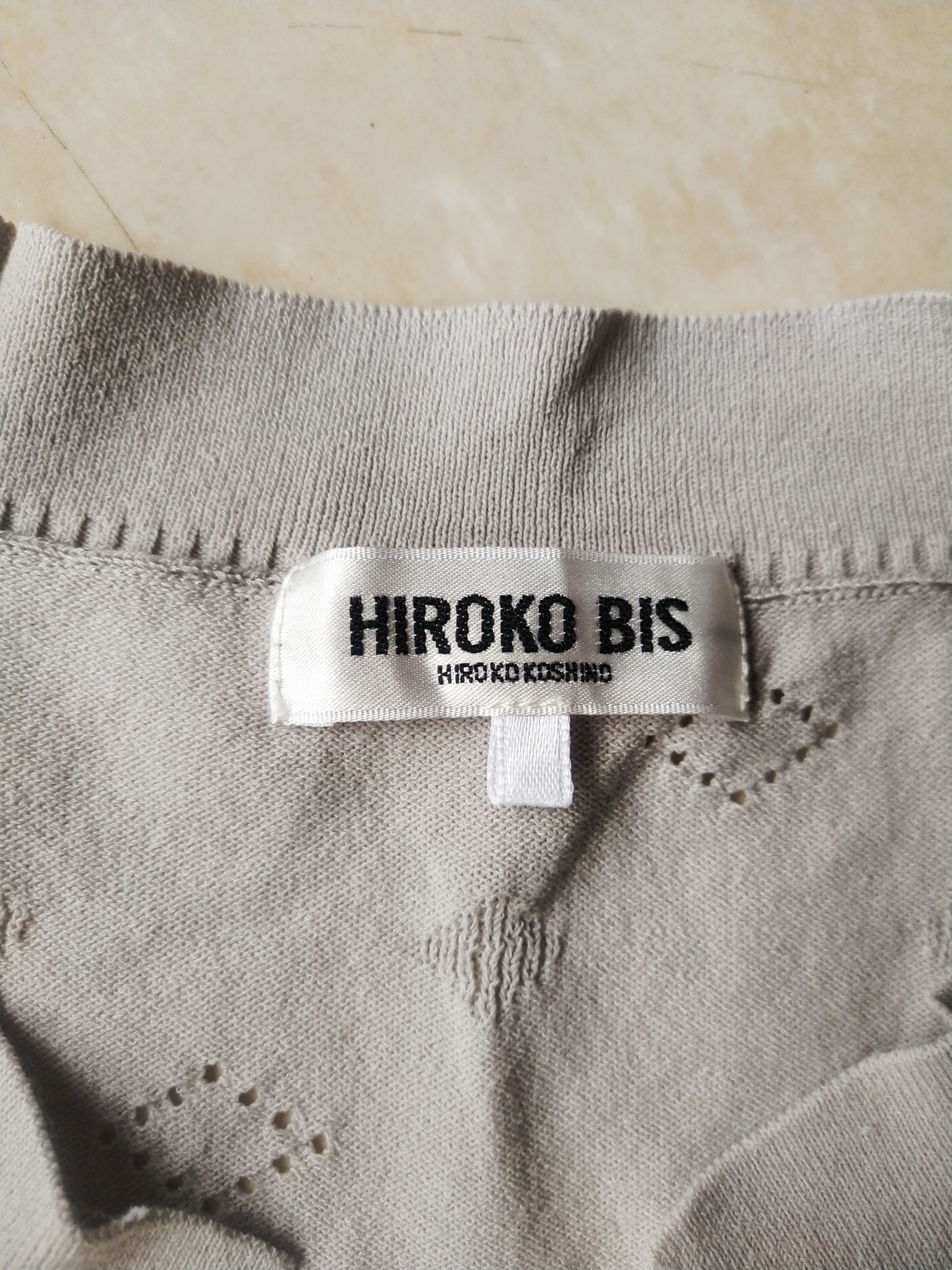 Hiroko Koshino Homme Archival Hiroko Koshino Bis Knit Cardigan Avant Garde Size S / US 4 / IT 40 - 6 Thumbnail