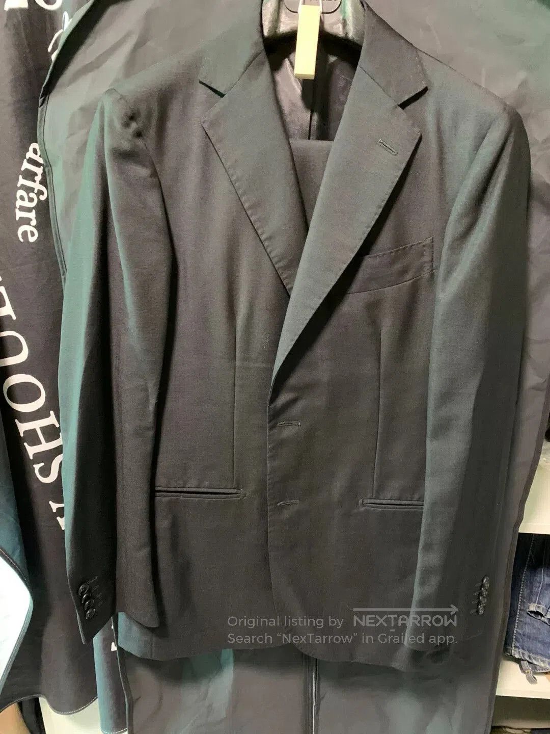 Stile Latino black italian tailored suit size 46. Size US M / EU 48-50 / 2 - 2 Thumbnail