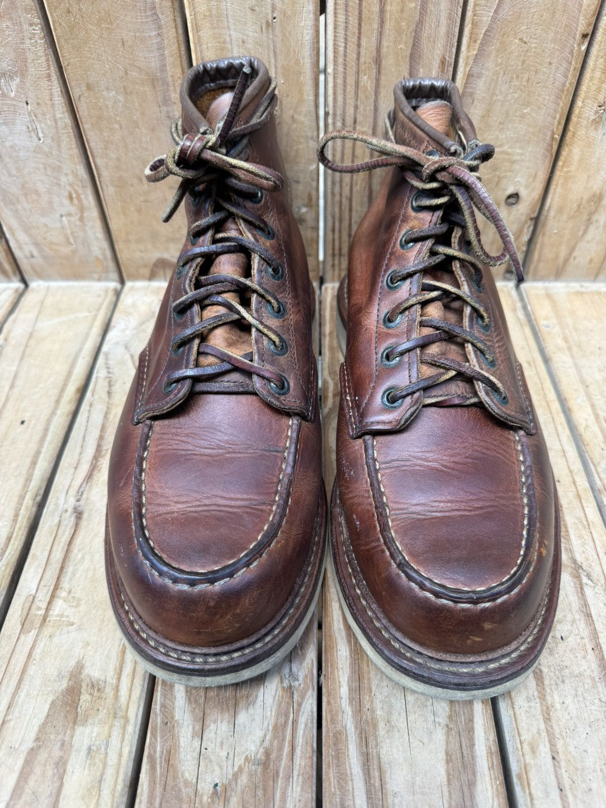 Red Wing Red Wing 1907 Copper Rough Brown Boots UK 7.5 D | EUR 41.5 Size US 8.5 / EU 41-42 - 8 Thumbnail