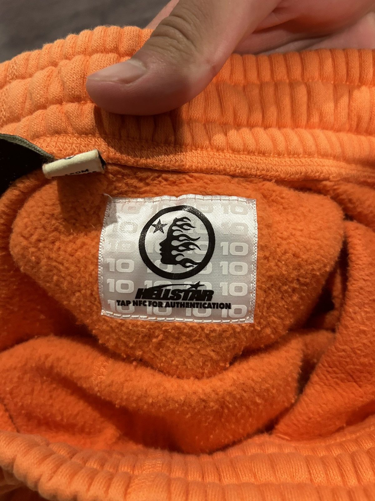 HELLSTAR *RARE HELLSTAR orange flame sweatpants cuffed Size US 36 / EU 52 - 3 Thumbnail