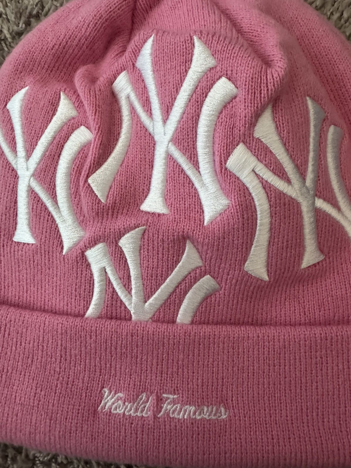 47 Brand × New York Yankees × Supreme Supreme X New Era Yankee logo beanie Size ONE SIZE - 3 Thumbnail