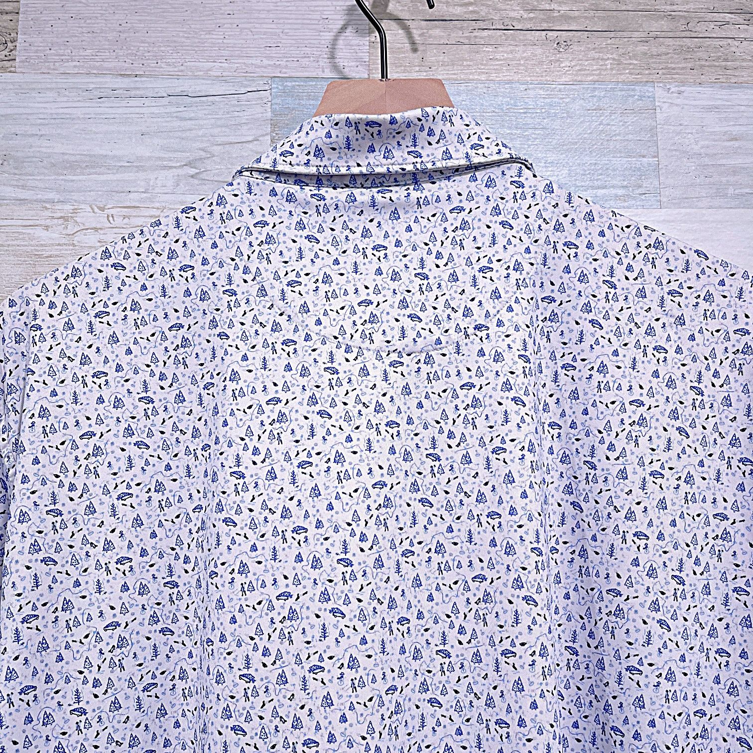 Peter Millar PETER MILLAR Summer Comfort Golf Polo White Blue Large Size US L / EU 52-54 / 3 - 5 Thumbnail
