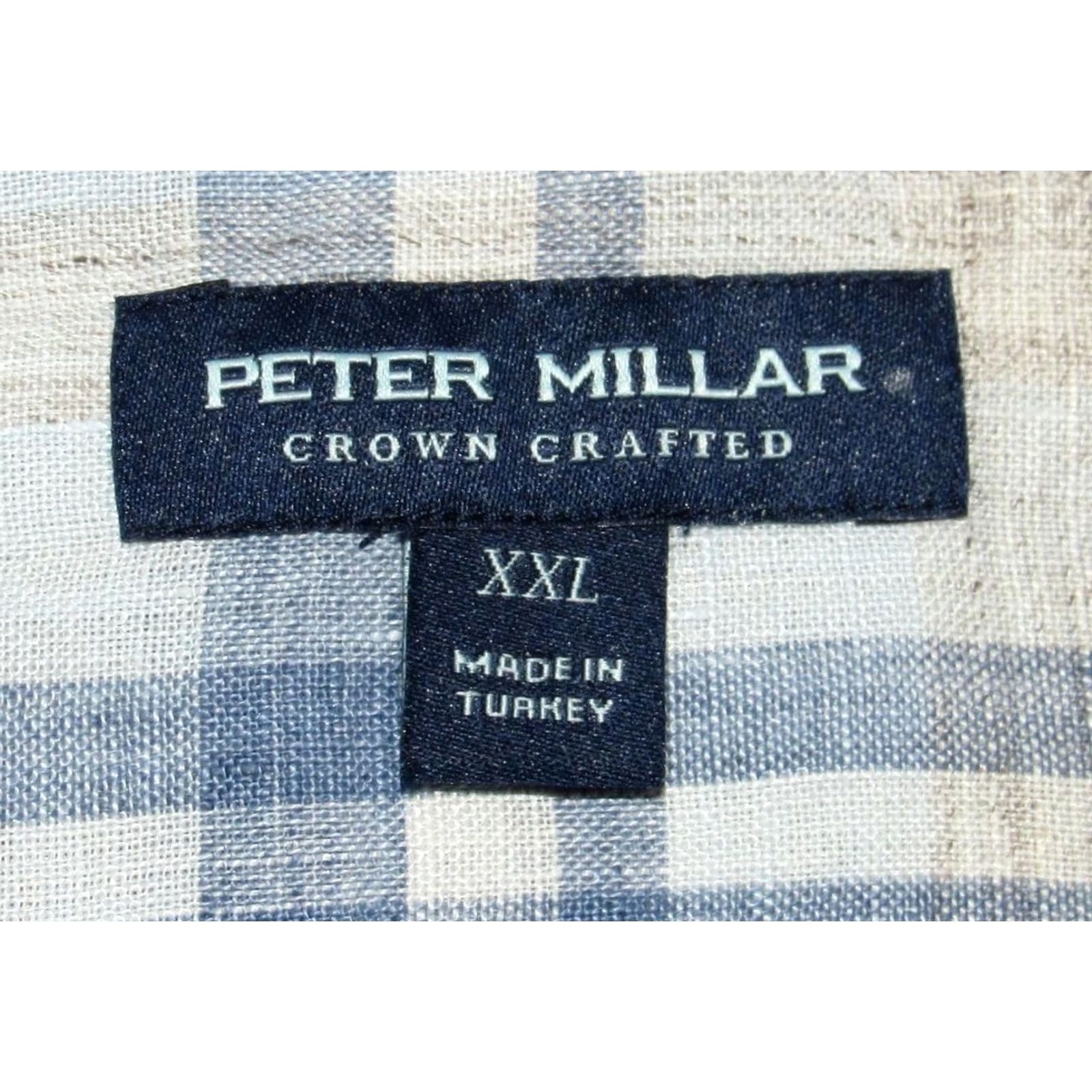 Peter Millar PETER MILLAR Linen Crown Crafted Long Sleeve Button Down Shirt XXL Men 100% Linen Multicolor Crown Crafted Long Sleeve Button Down Shirt XXL Mens Size US XXL / EU 58 / 5 - 3 Thumbnail