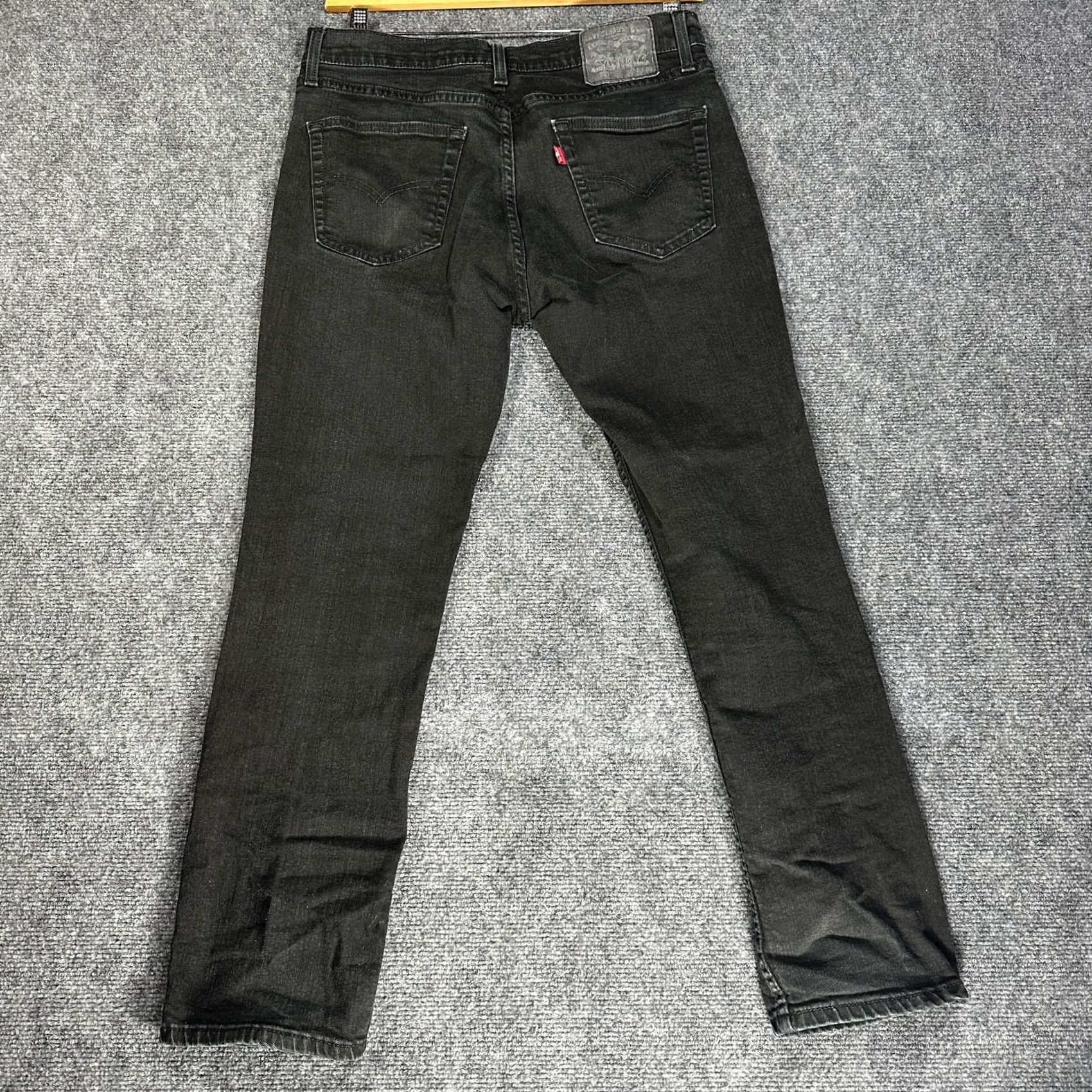 Levi's Levi's 511 Jeans Mens 34 Black Cotton Stretch Slim Fit Pockets Size US 34 / EU 50 - 6 Thumbnail