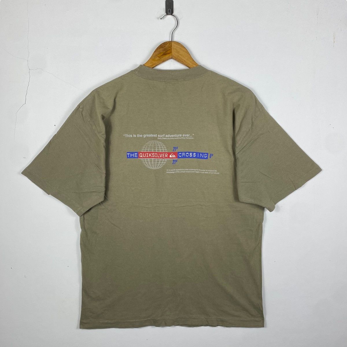 Quiksilver Vintage 90's QUIKSILVER The Quiksilver Crossing Kelly Slater Size US XL / EU 56 / 4 - 4 Thumbnail