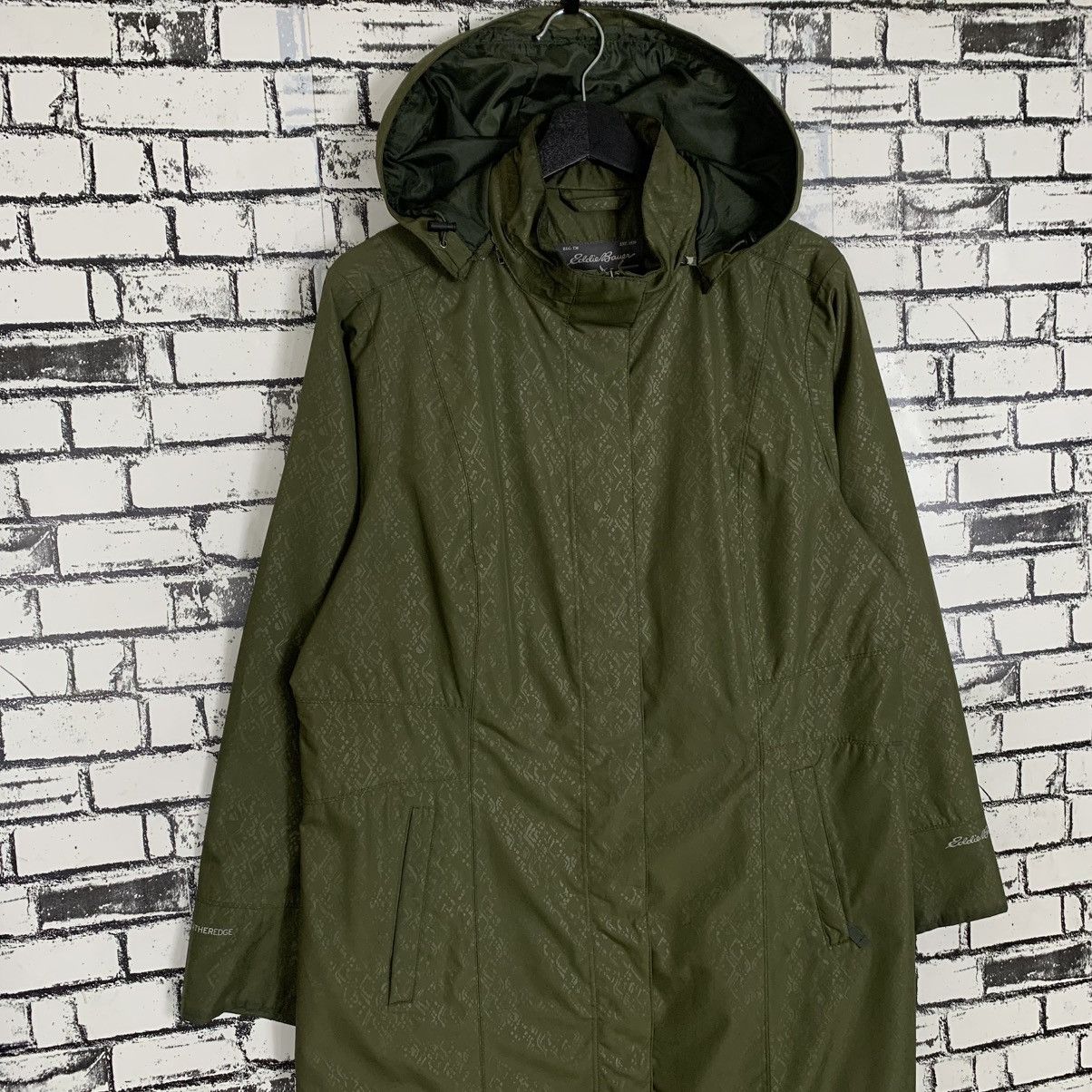 Designer × Eddie Bauer × Vintage .Women Green Parka Size XL / US 12-14 / IT 48-50 - 3 Thumbnail
