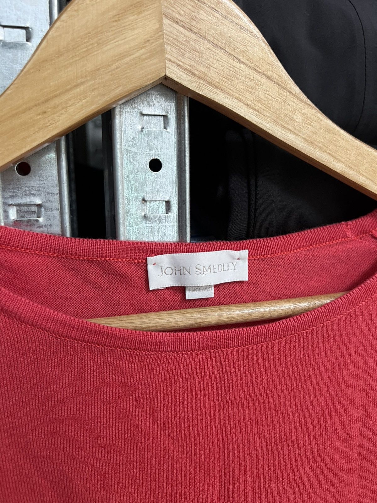 John Smedley John Smedley Womens Knit Shirt Sz L Sea Island Tee Sweater Size L / US 10 / IT 46 - 4 Thumbnail