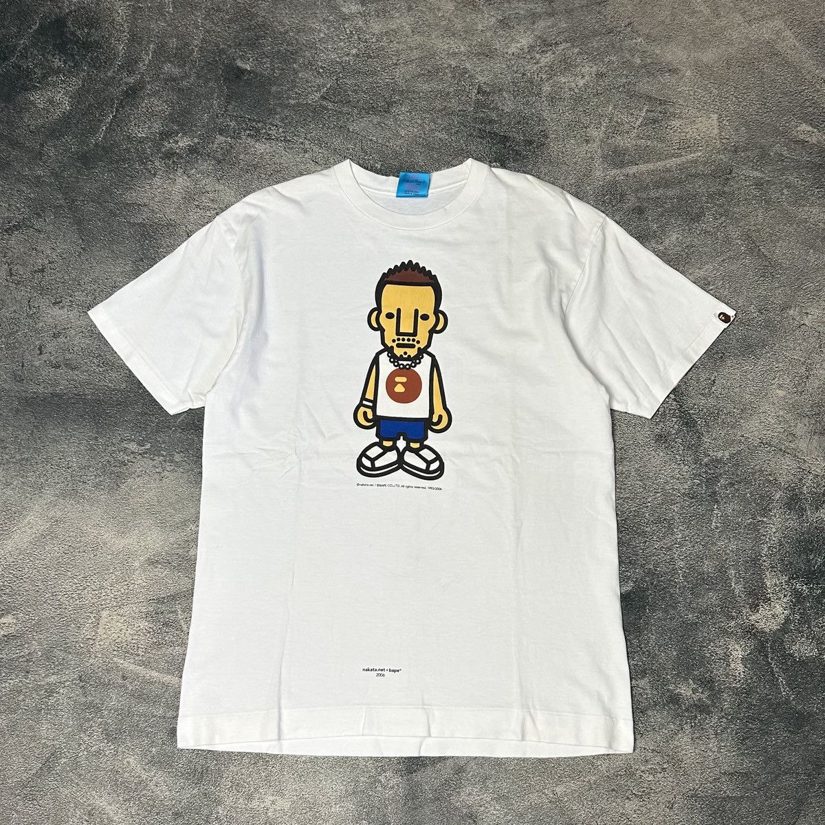Bape Vintage Nakata Net X Bape Tee Size US L / EU 52-54 / 3 - 1 Thumbnail