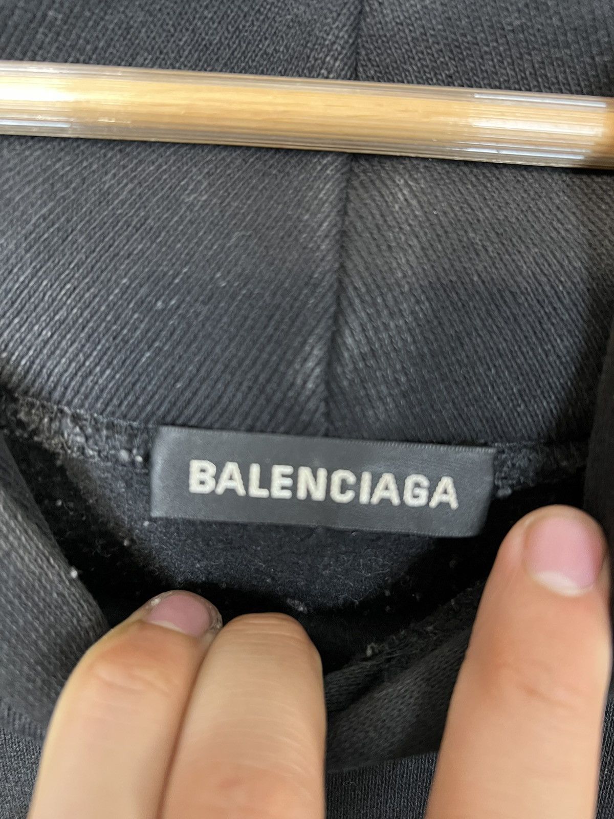 Balenciaga Balenciaga “World Food Programme” Black Hoodie Size Small Size US S / EU 44-46 / 1 - 4 Thumbnail