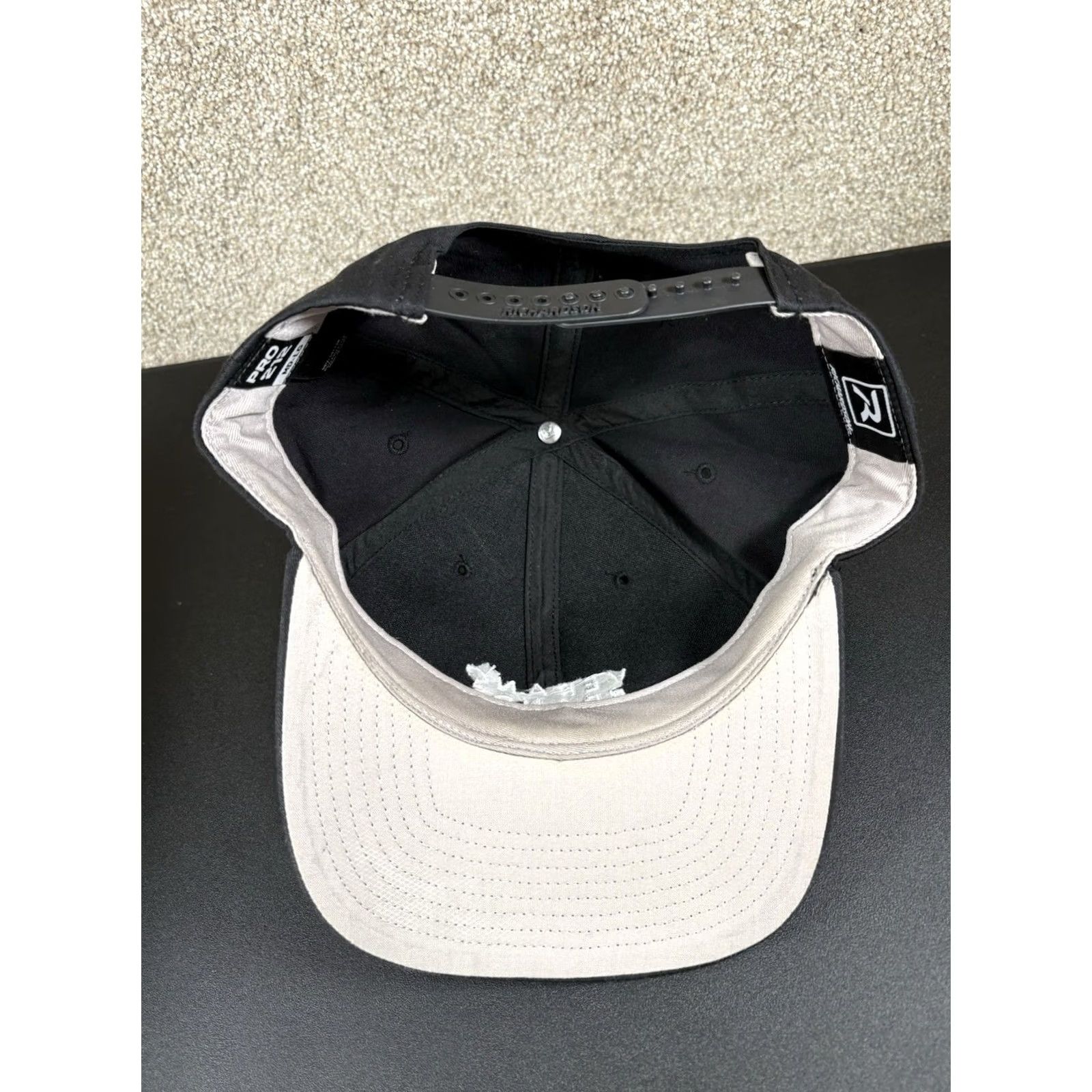 Vintage Richardson Hat Cap Black Snap Back Pro 212 M-L Men's Corduroy Baseball Cap Adjustable Reg/Promo Vintage No Size ONE SIZE - 5 Thumbnail