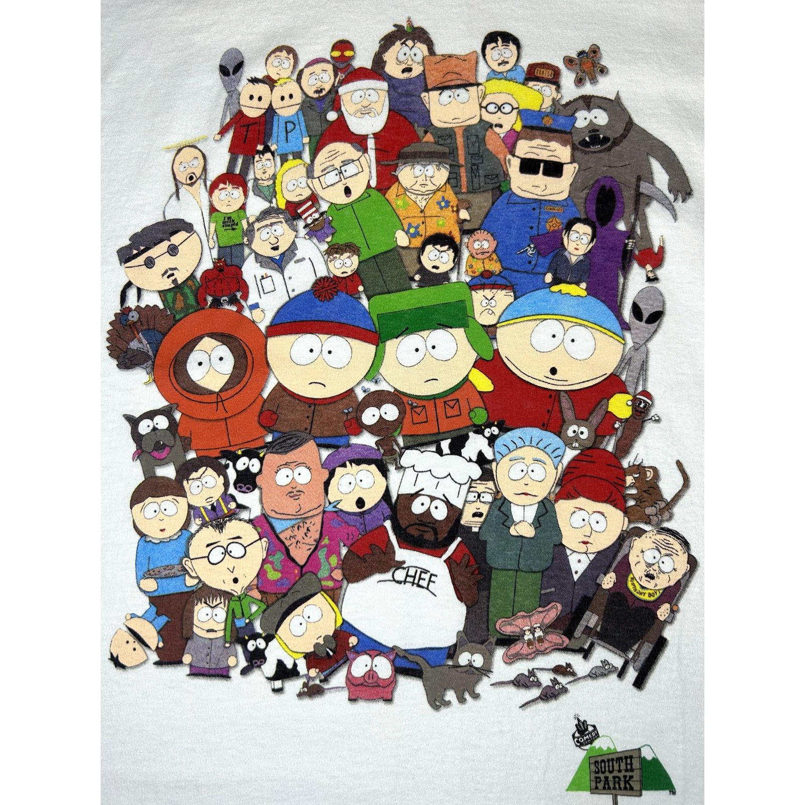 Vintage VTG 1998 Comedy Central South Park Characters Shirt Size XL Size US XL / EU 56 / 4 - 14 Thumbnail