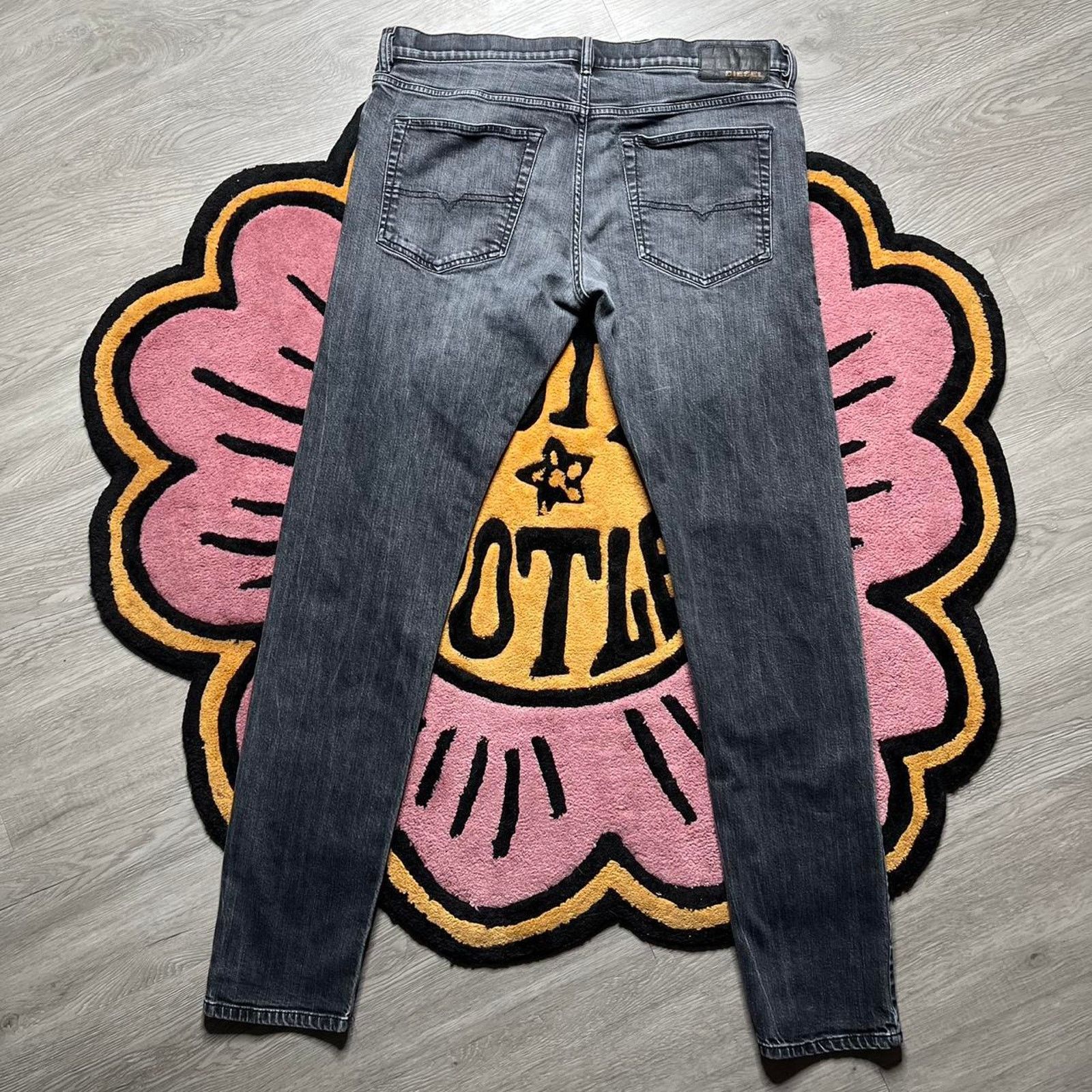 Diesel Diesel D-Luster Slim Fit Stretch Distressed Denim Jean 36x34 Size US 36 / EU 52 - 6 Thumbnail
