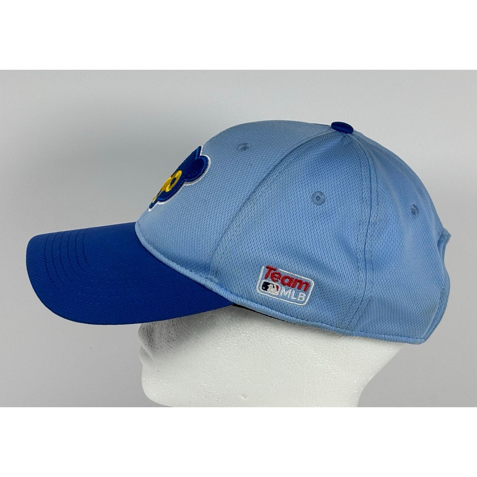 The Unbranded Brand Chicago Cubs Light Blue Adjustable Hat Team MLB OC Sports Size ONE SIZE - 4 Thumbnail