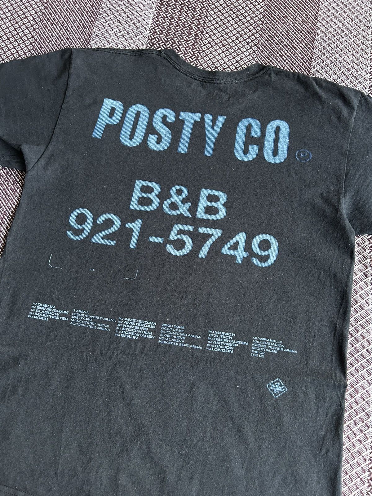 POST&CO Vintage Post Malone Merch Tour T-shirt Streetwear Size Large Size US L / EU 52-54 / 3 - 3 Thumbnail
