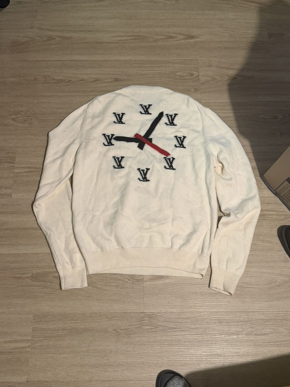 Louis Vuitton Louis Vuitton Wool Intarsia Clock Sweater Size US M / EU 48-50 / 2 - 2 Thumbnail