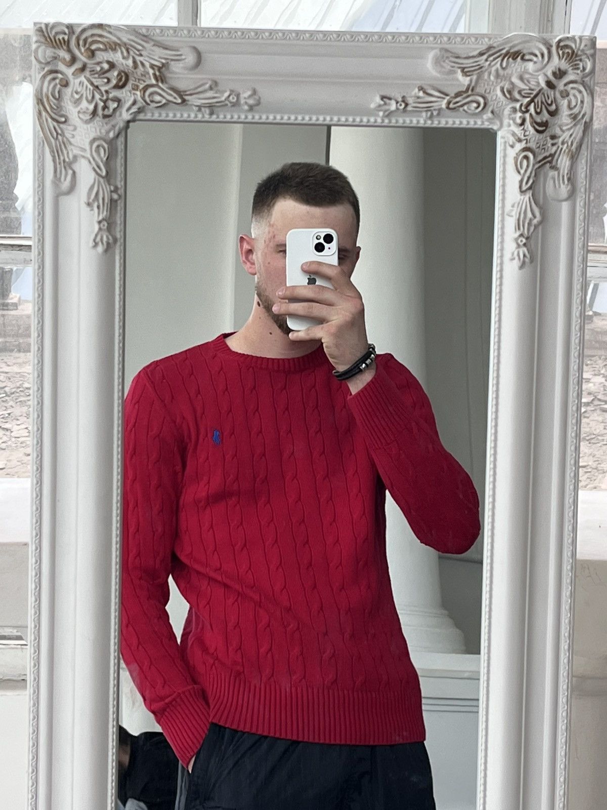 Polo Ralph Lauren × Vintage Hype Vintage Polo Ralph Lauren Knit Sweater Red Y2K Size US M / EU 48-50 / 2 - 2 Thumbnail
