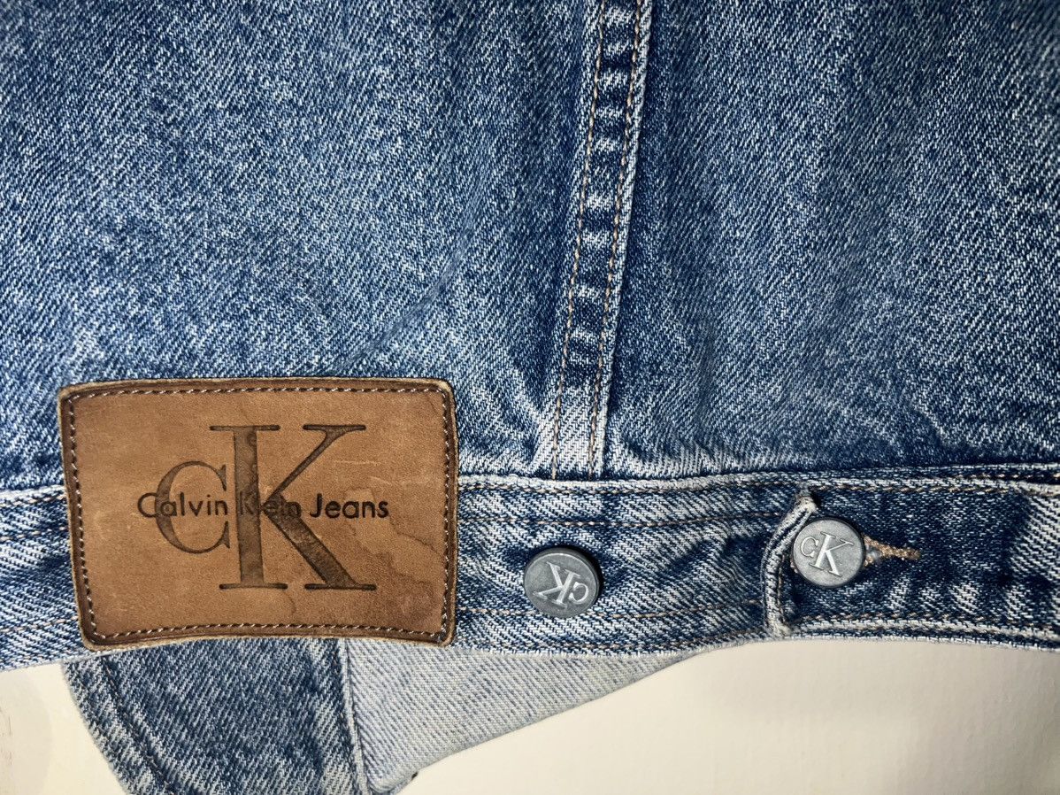 Calvin Klein Calvin Klein Vintage Denim Vest Size US L / EU 52-54 / 3 - 3 Thumbnail