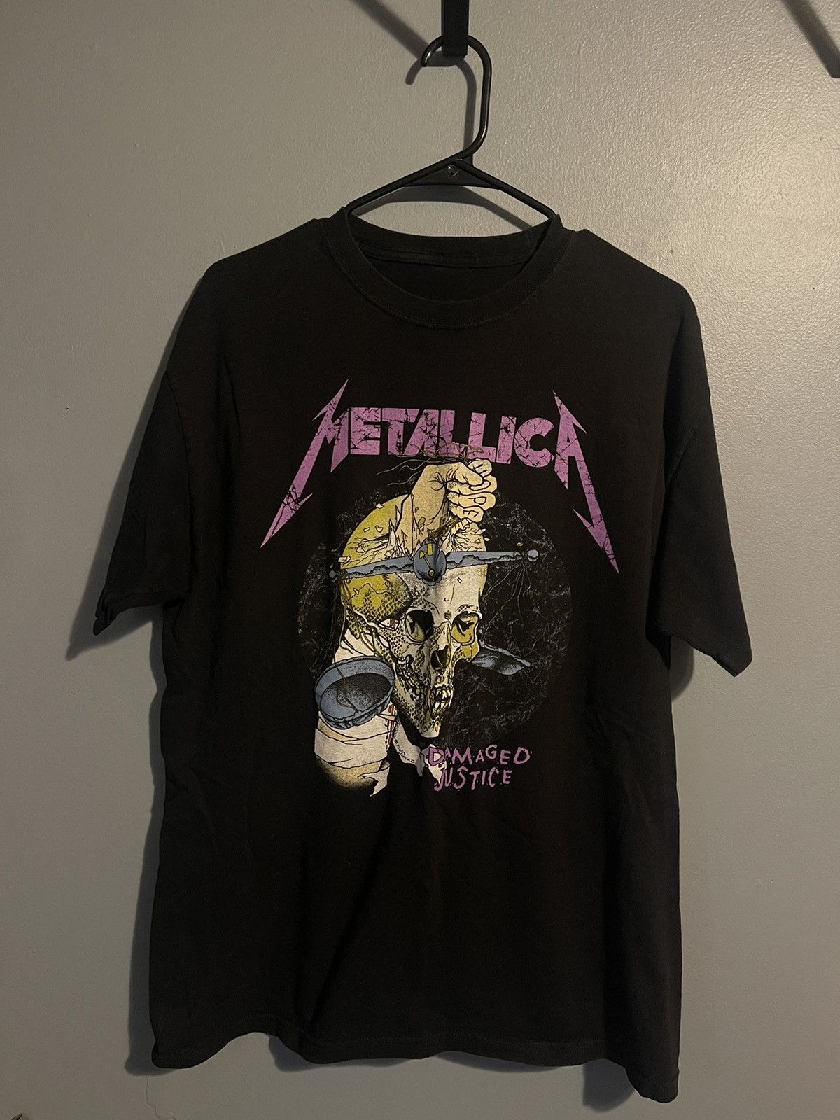 Metallica Metallica Damaged Justice T-Shirt | Grailed