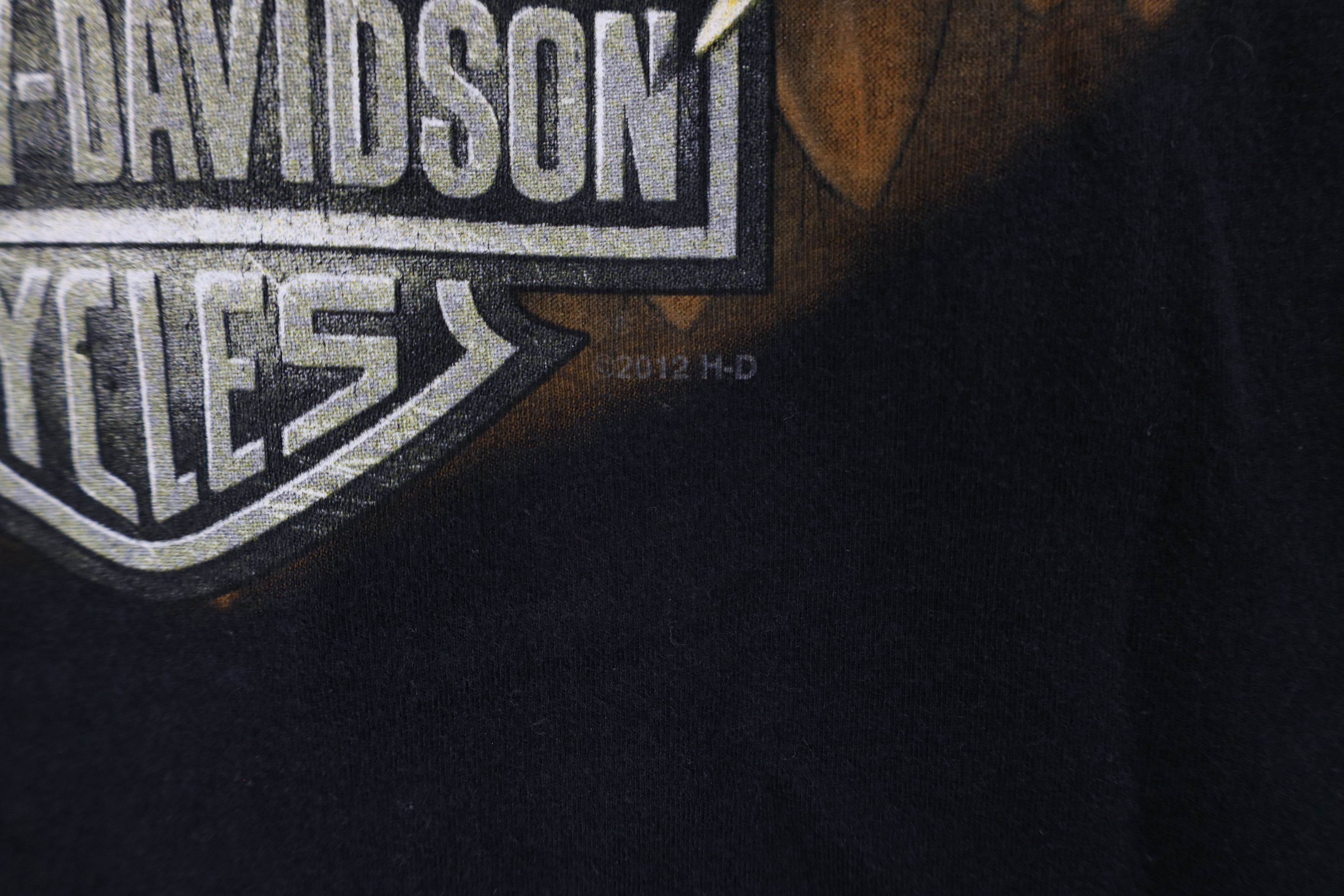 Harley Davidson × Vintage Vintage Y2K Harley Davidson Wash Eagle Long Sleeve T-Shirt Size US XXL / EU 58 / 5 - 11 Thumbnail
