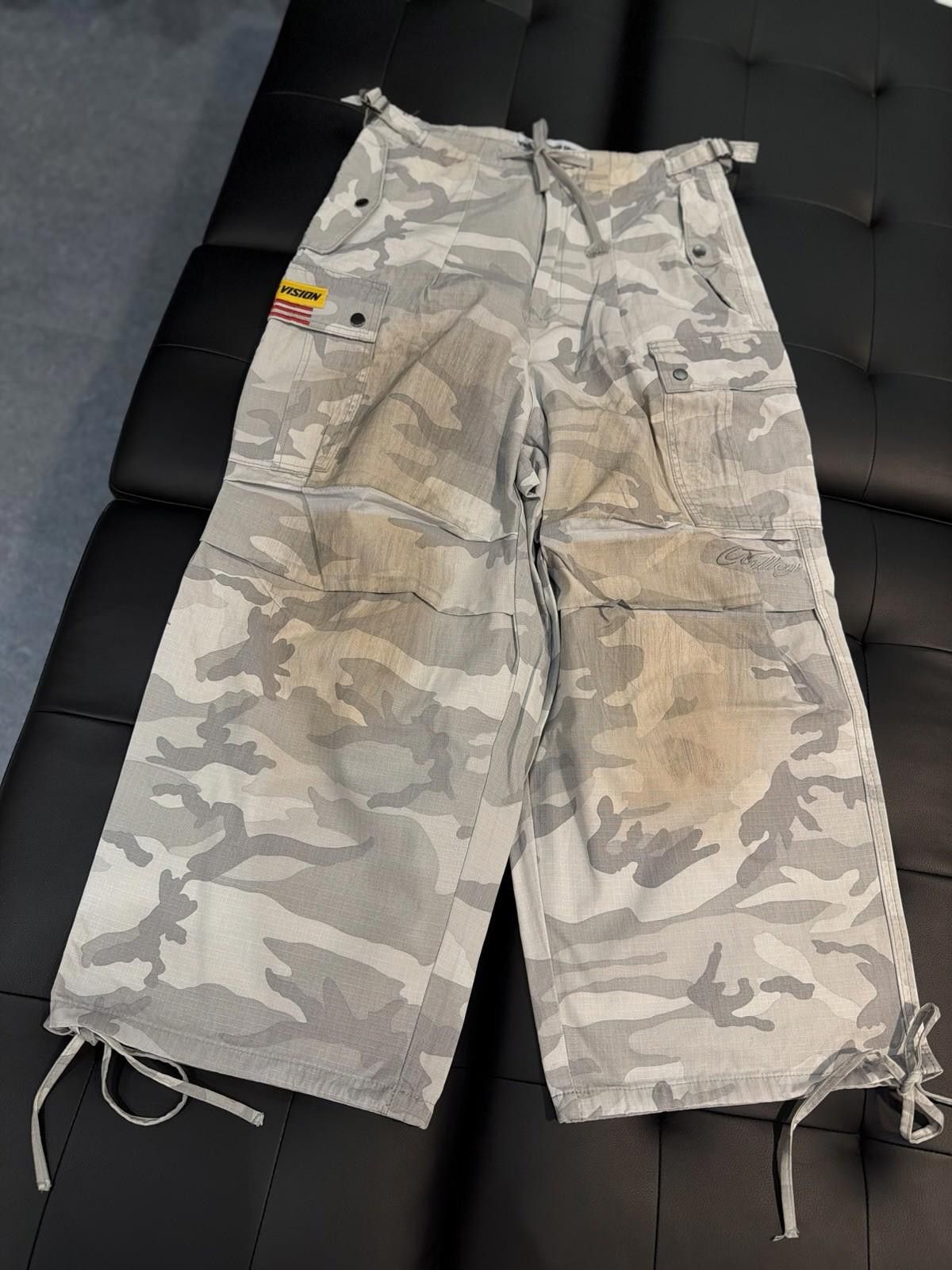 Vale Vale VA-1 White Camo Cargo Sweatpants Size (36) NEW Baggy Size US 36 / EU 52 - 3 Thumbnail