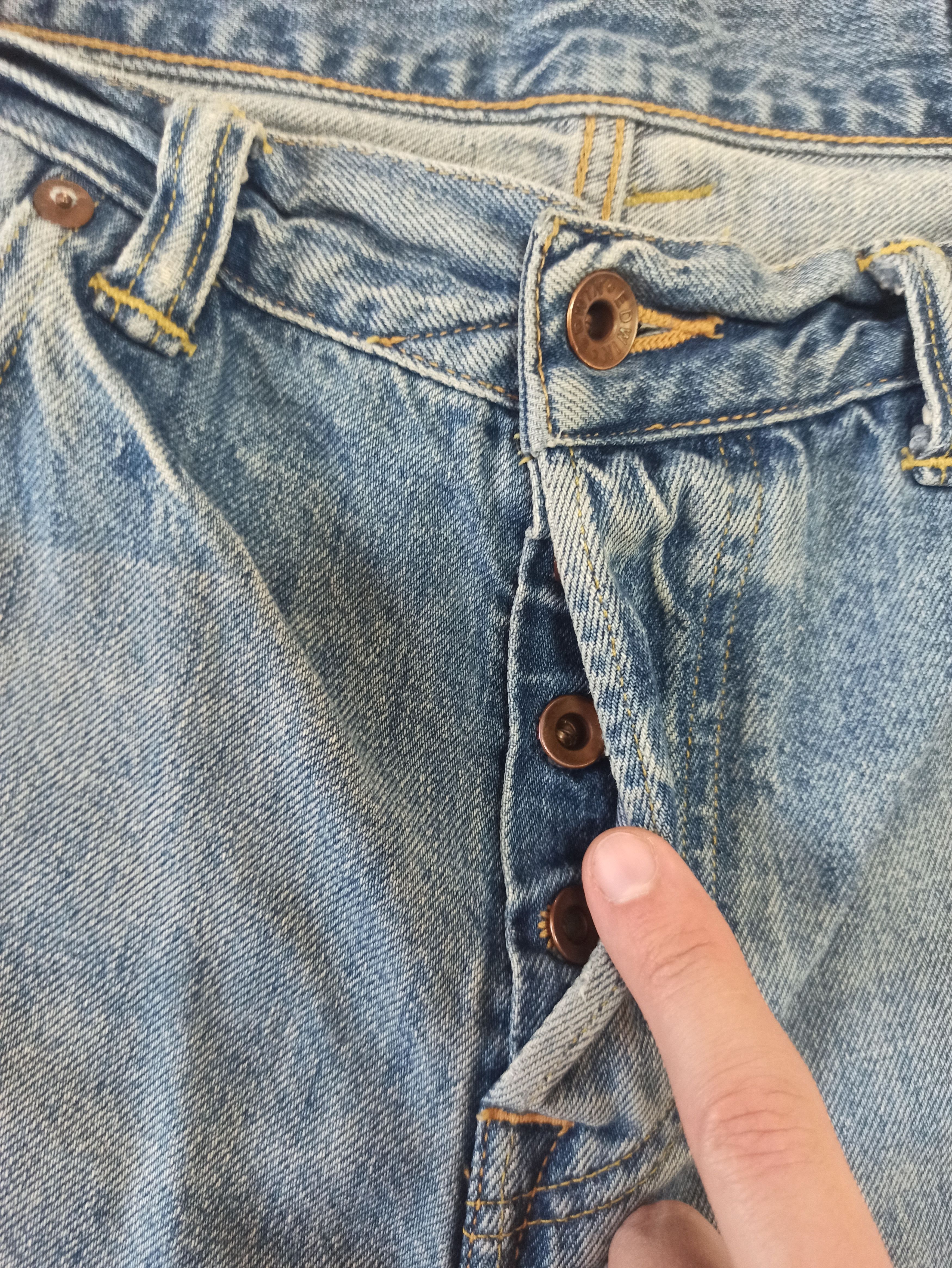 Edwin × Japanese Brand × Vintage Selvadge Edwin vintage denim pants Size US 34 / EU 50 - 9 Thumbnail