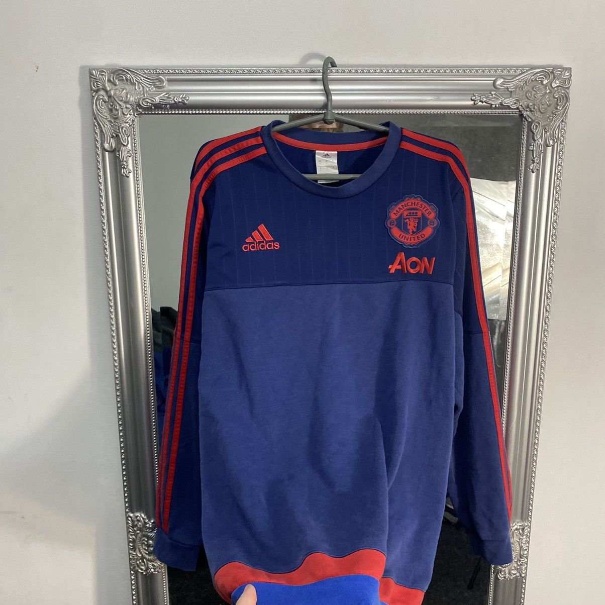 Adidas Adidas Manchester United Long sleeve Training jersey Size US L / EU 52-54 / 3 - 3 Thumbnail