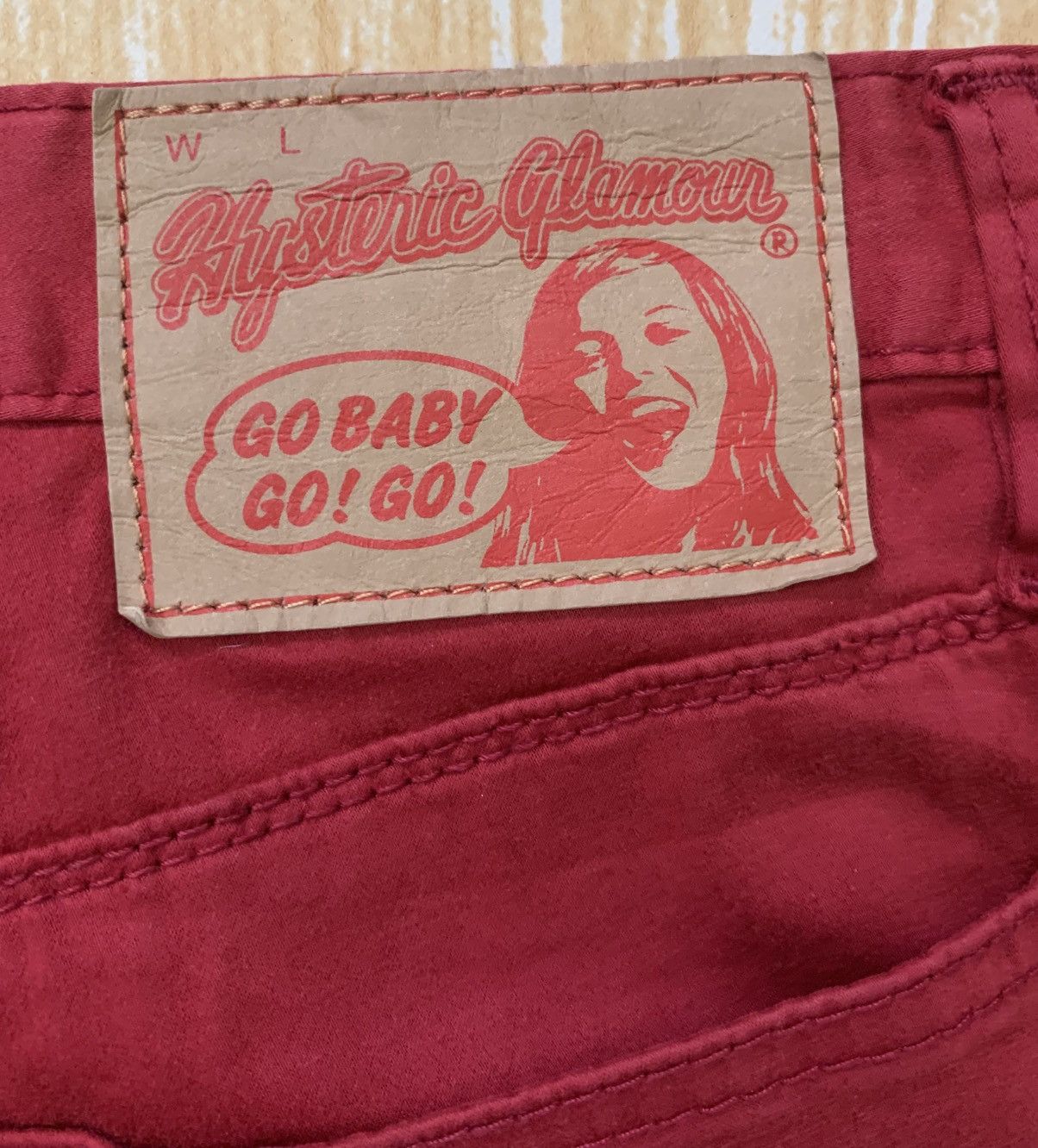 Hysteric Glamour Rare Iconic Hysteric Glamour Go Baby Go!Go! Skinny Jean Pant Size 27" / US 4 / IT 40 - 1 Thumbnail