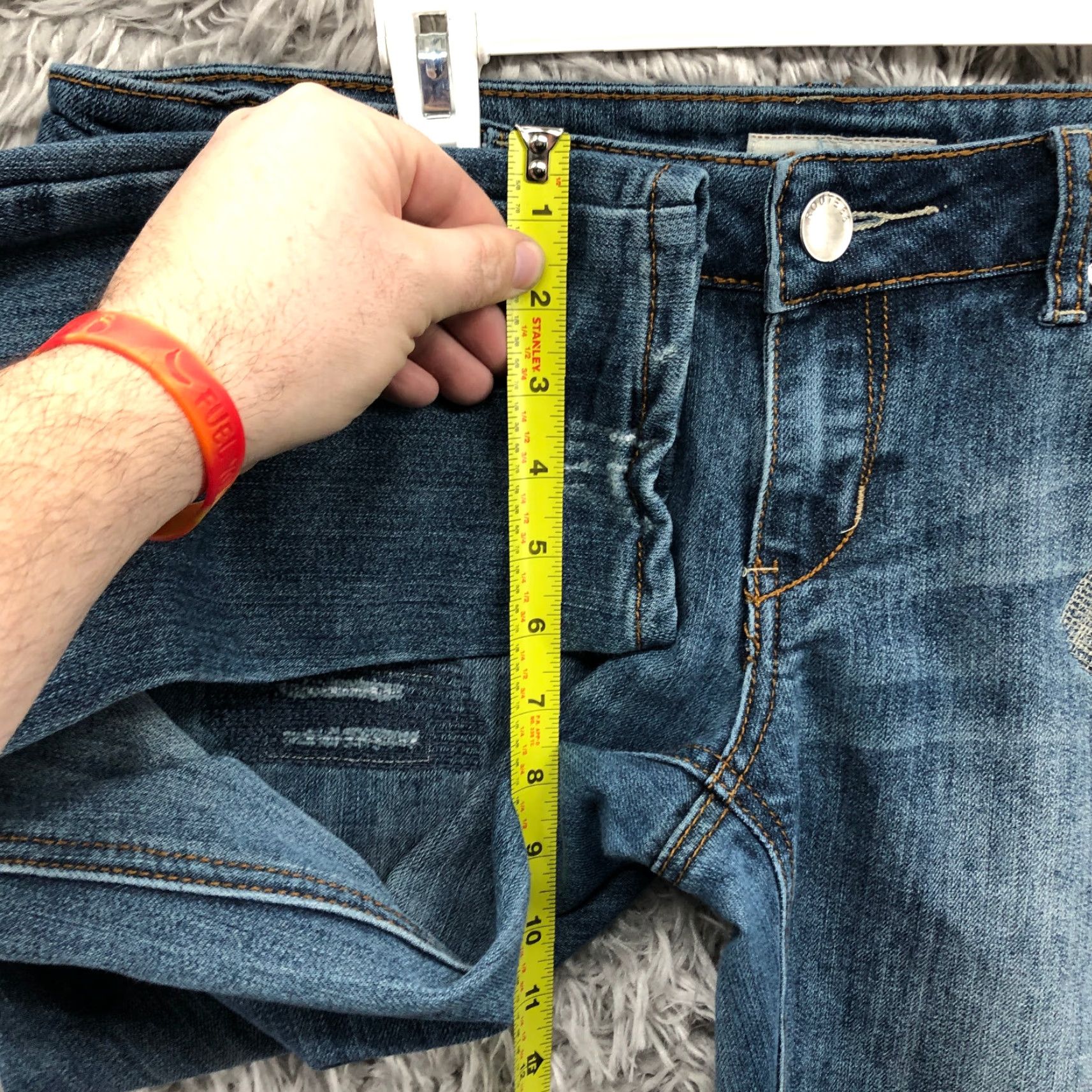 Route 66 Route 66 Jeans Womens Size 4 Mid Rise Skinny Dark Wash Blue Denim Size 27" / US 4 / IT 40 - 4 Thumbnail