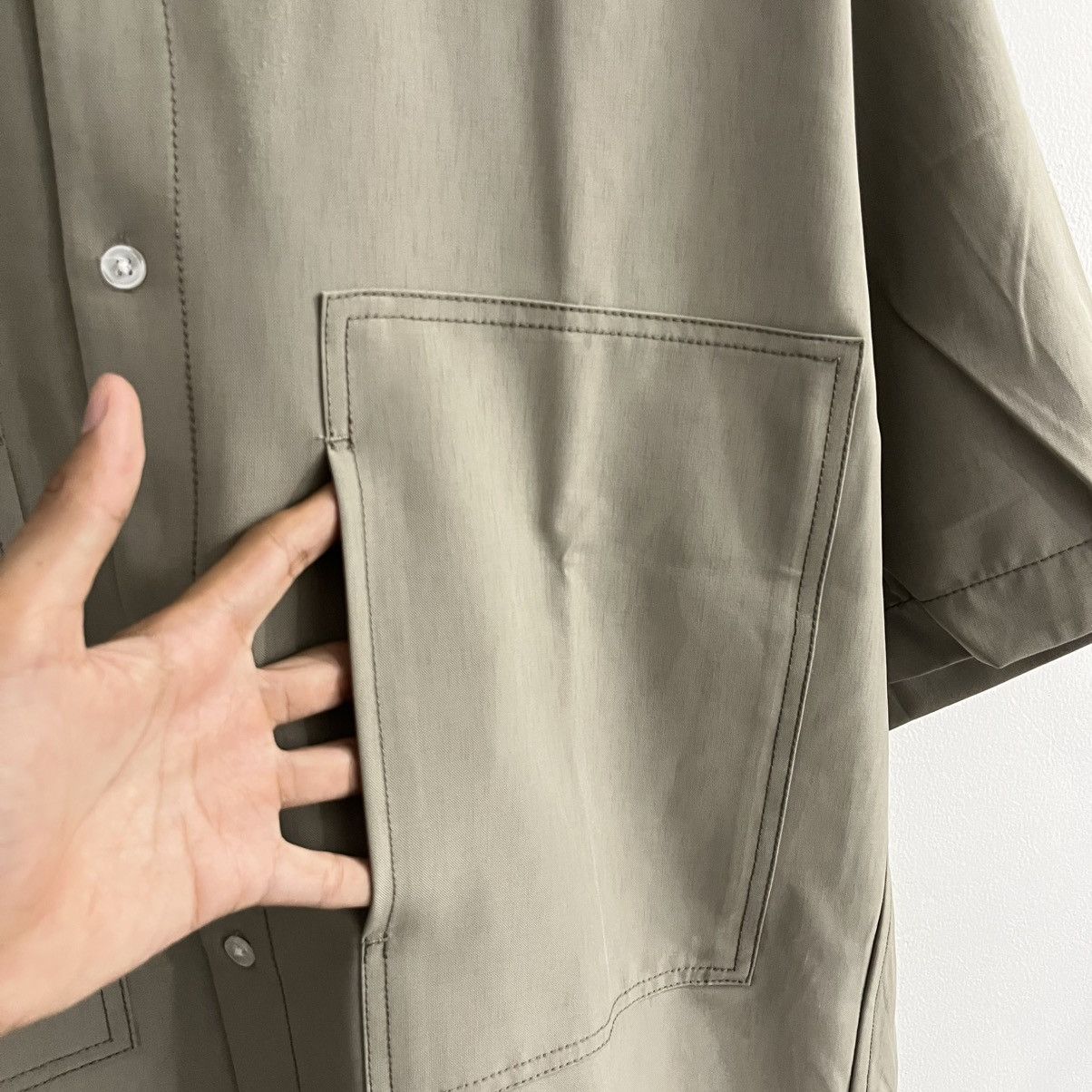 Issey Miyake Emma - Unique Big Pocket Shirt Size US M / EU 48-50 / 2 - 3 Thumbnail
