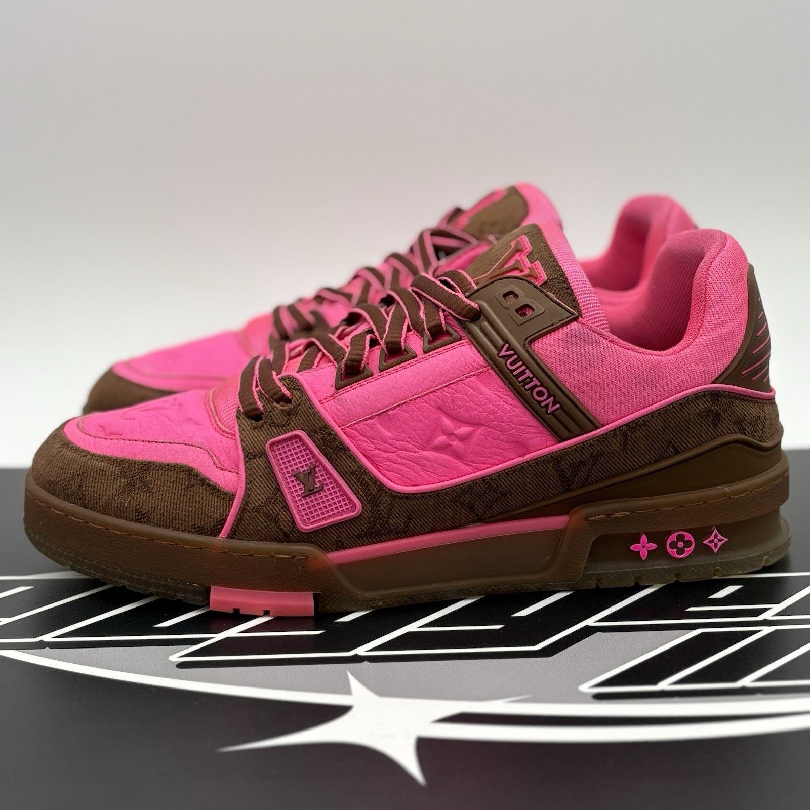 Louis Vuitton Louis Vuitton Trainer ' Pink Brown ' | GREAT CONDITION! Size US 9.5 / EU 42-43 - 1 Thumbnail