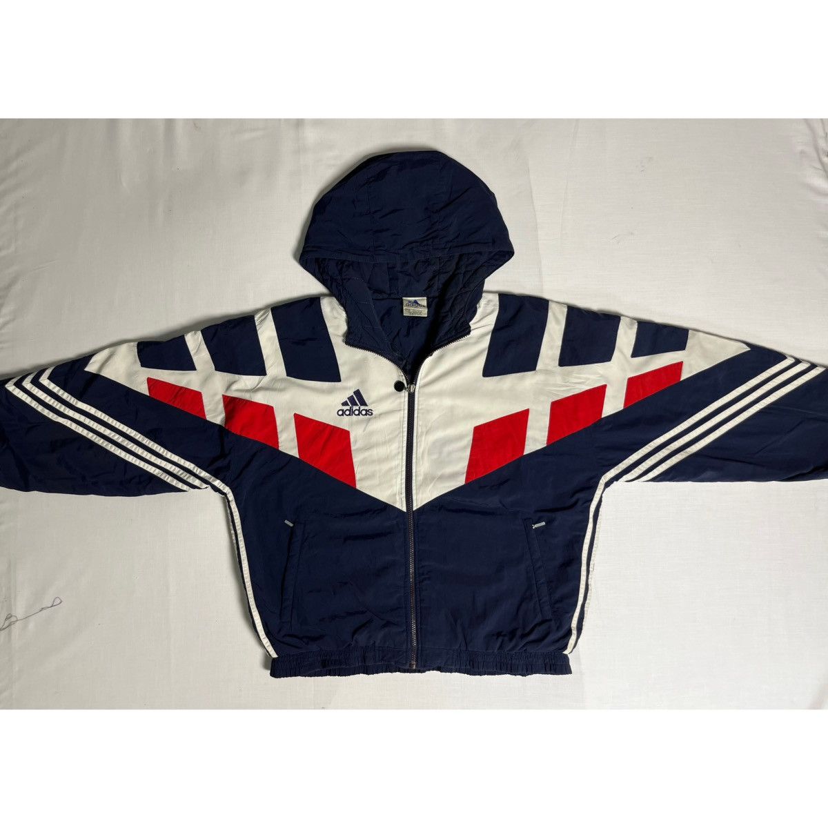 Adidas Adidas Hooded Padded Winter Jacket Size US XXL / EU 58 / 5 - 5 Thumbnail