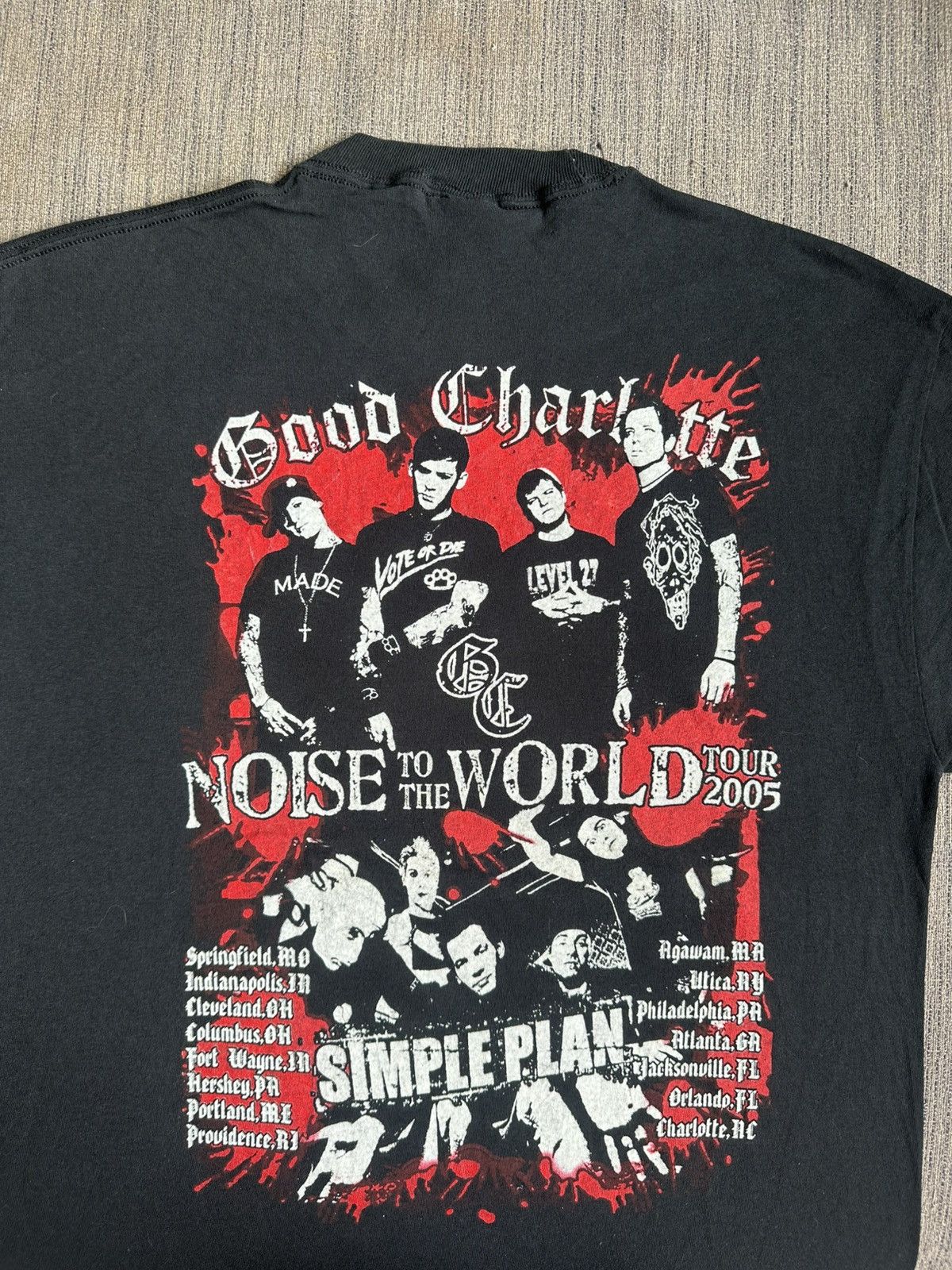 Band Tees × Vintage Vintage Simple Plan & Good Charlotte Noise to The World Tour Size US L / EU 52-54 / 3 - 1 Thumbnail