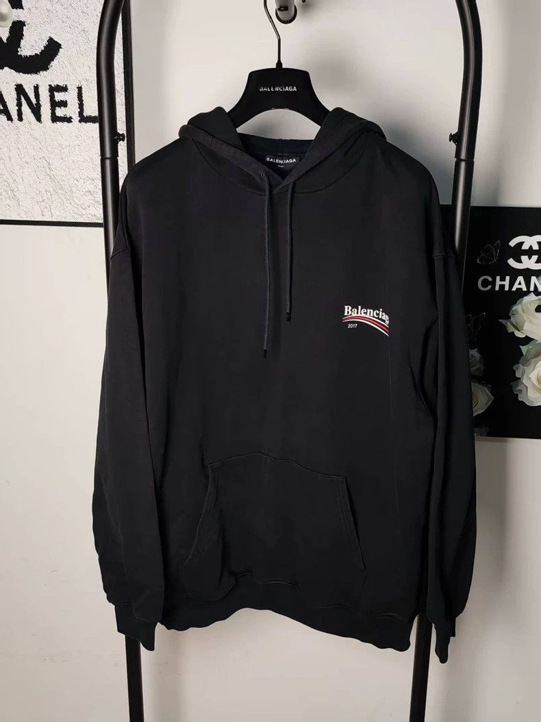 Balenciaga Balenciaga Wave Print Hoodie - dmc Size US M / EU 48-50 / 2 - 1 Thumbnail