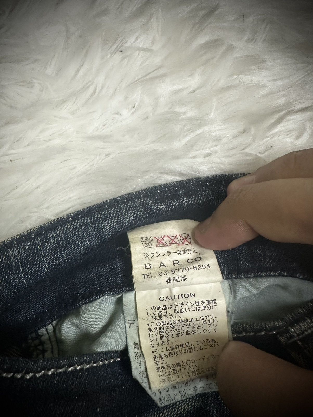 Japanese Brand Rare 2000s XFRM Distressed Washed Denim Jeans Size US 29 - 9 Thumbnail