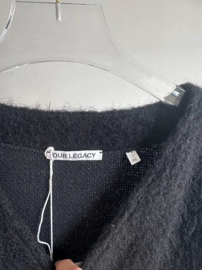 Our Legacy Our Legacy size48 Ma Hai Mao black cardigan Size US M / EU 48-50 / 2 - 3 Thumbnail