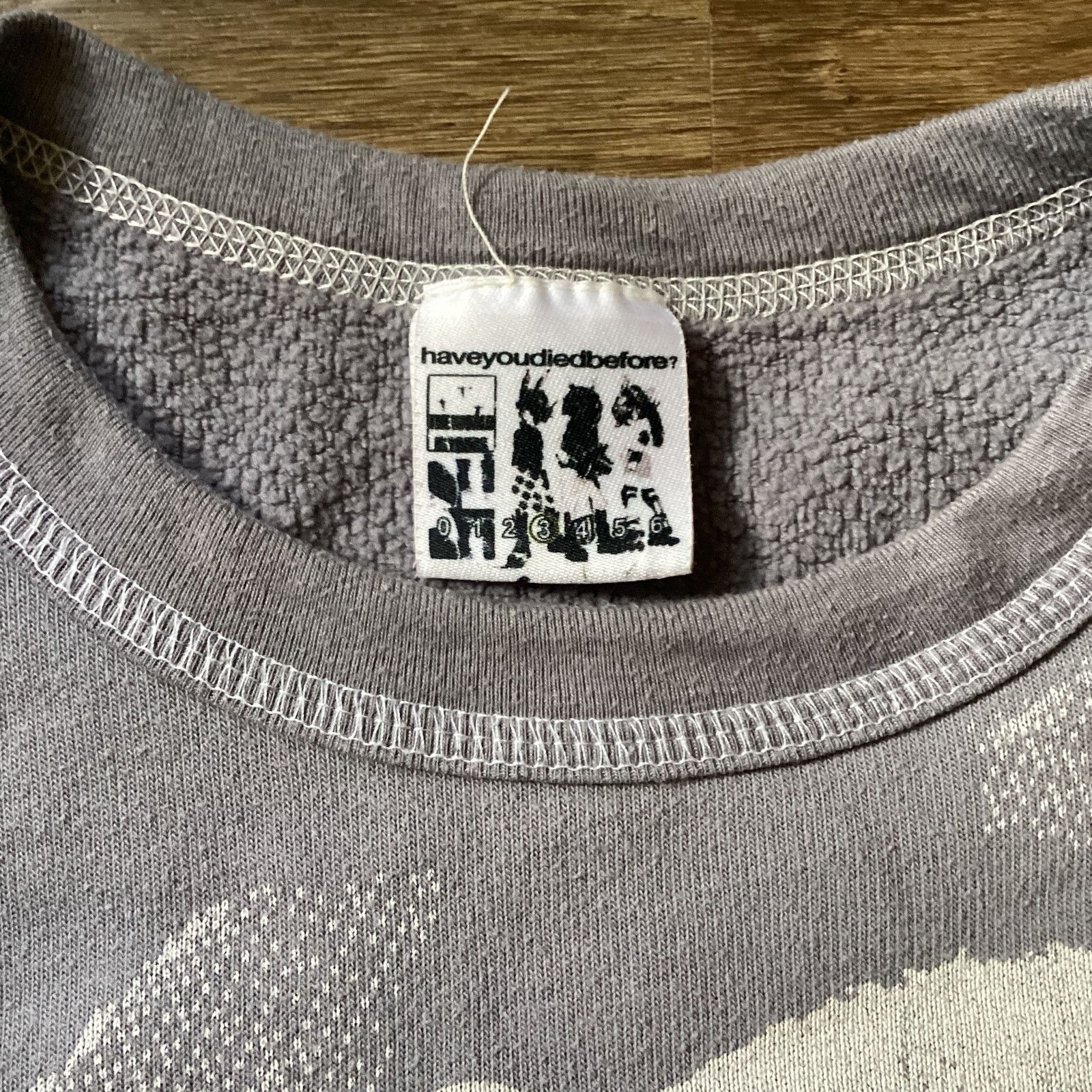 Vintage Japanese Streetwear “Have you died before” Cotton Shirt Size US L / EU 52-54 / 3 - 2 Thumbnail