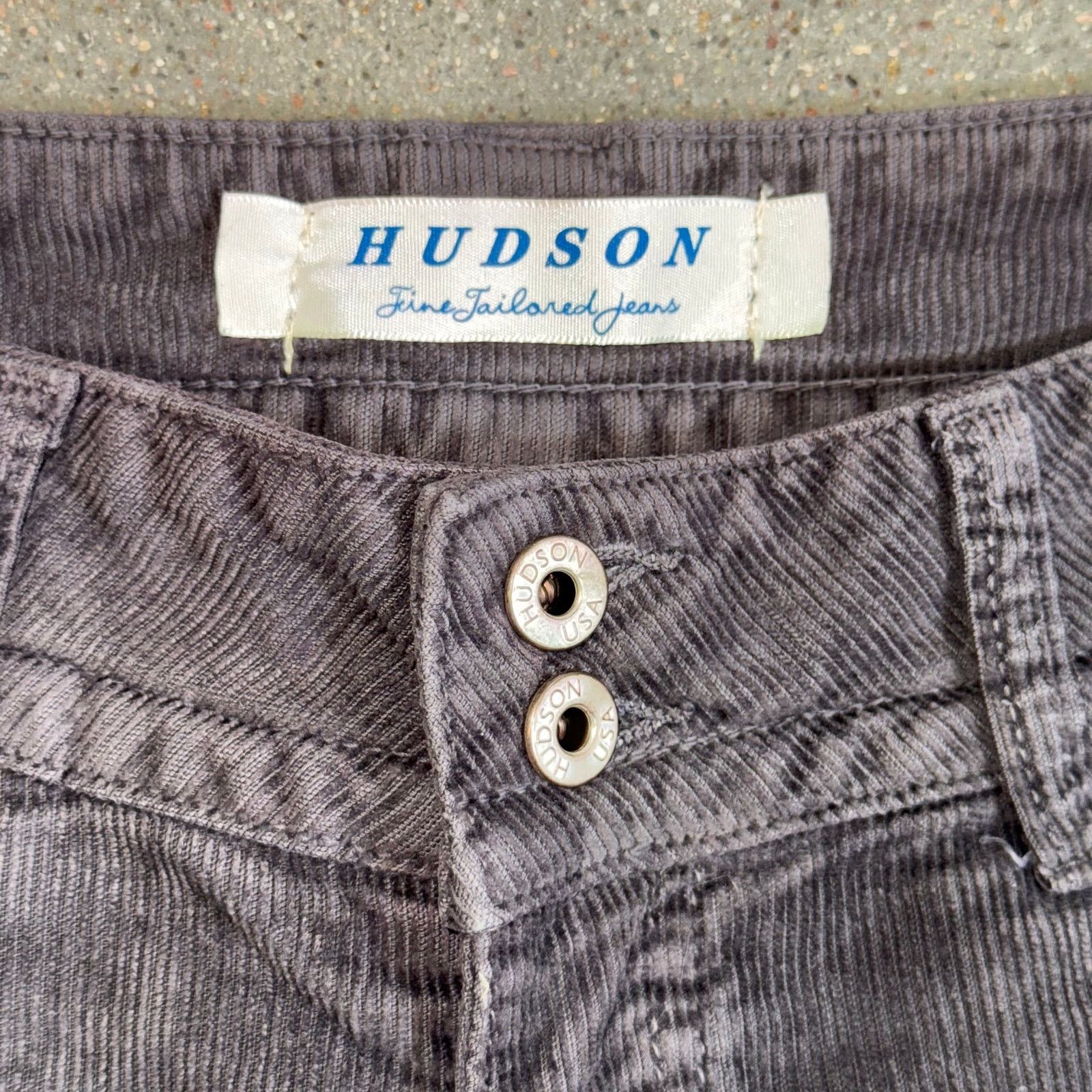 Hudson Hudson Jeans Size 29 Corduroy Low Rise Bootcut Flare Y2K USA Size 29" - 6 Thumbnail