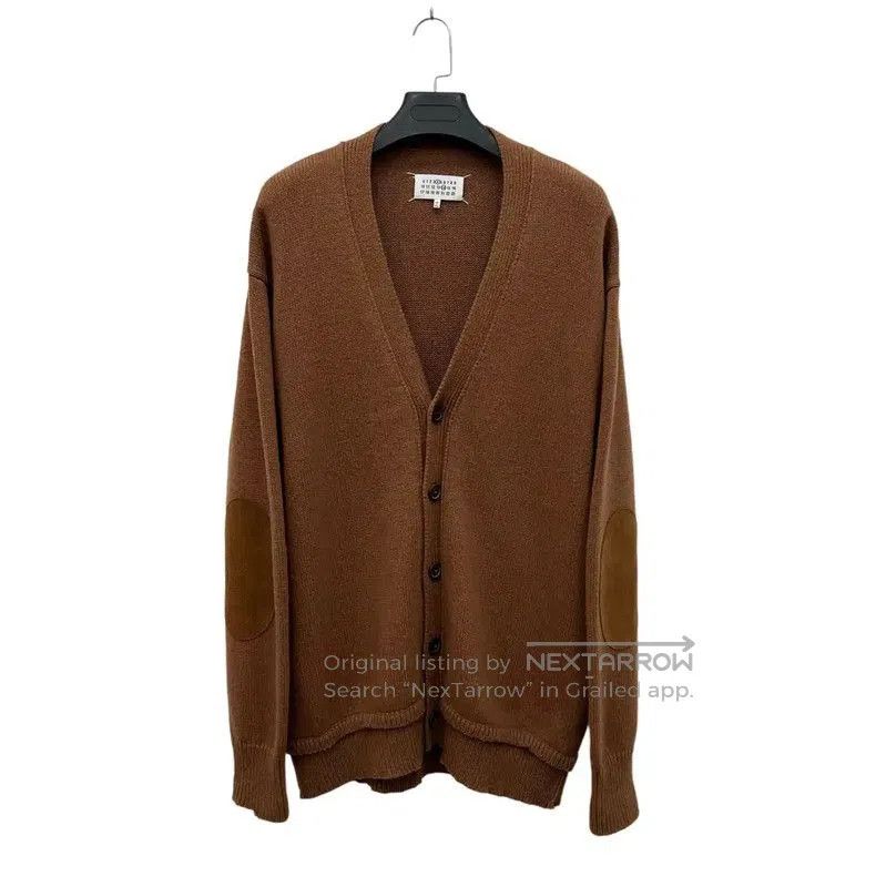 Maison Margiela Maison Margiela Brown Wool Women's Cardigan . Size M / US 6-8 / IT 42-44 - 2 Thumbnail