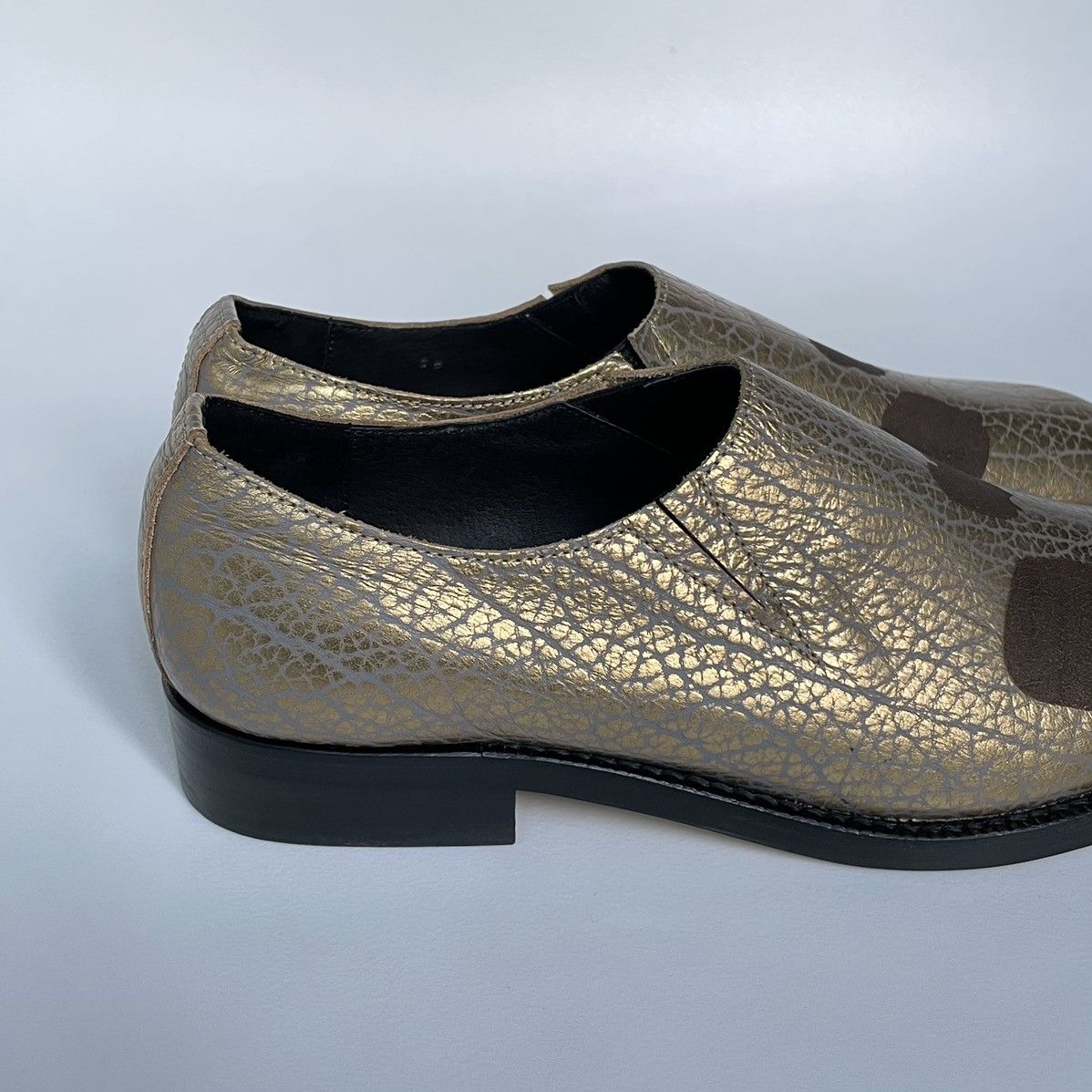Comme des Garcons ‘Skull Print’ Leather Loafers Size US 8 / EU 41 - 3 Thumbnail